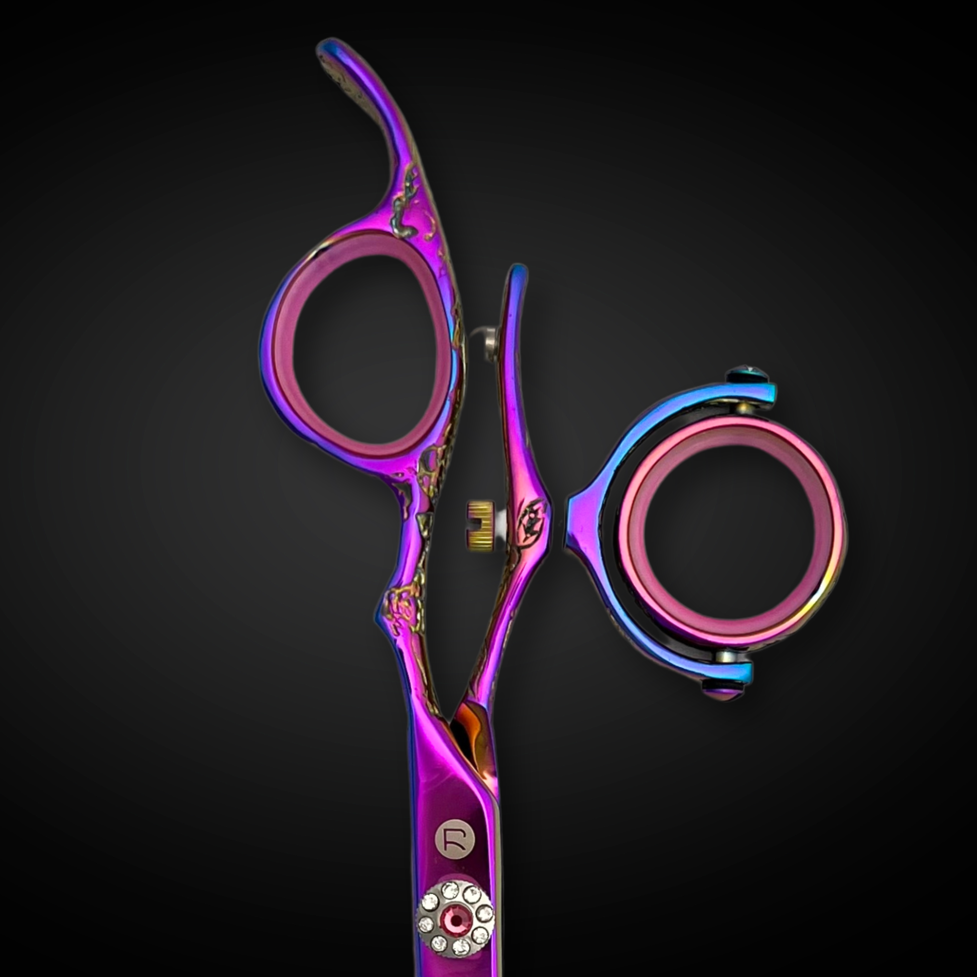 Swivel Kohana Pink Hair Shears Set (Hair Cutting and Thinning Shears) - Return