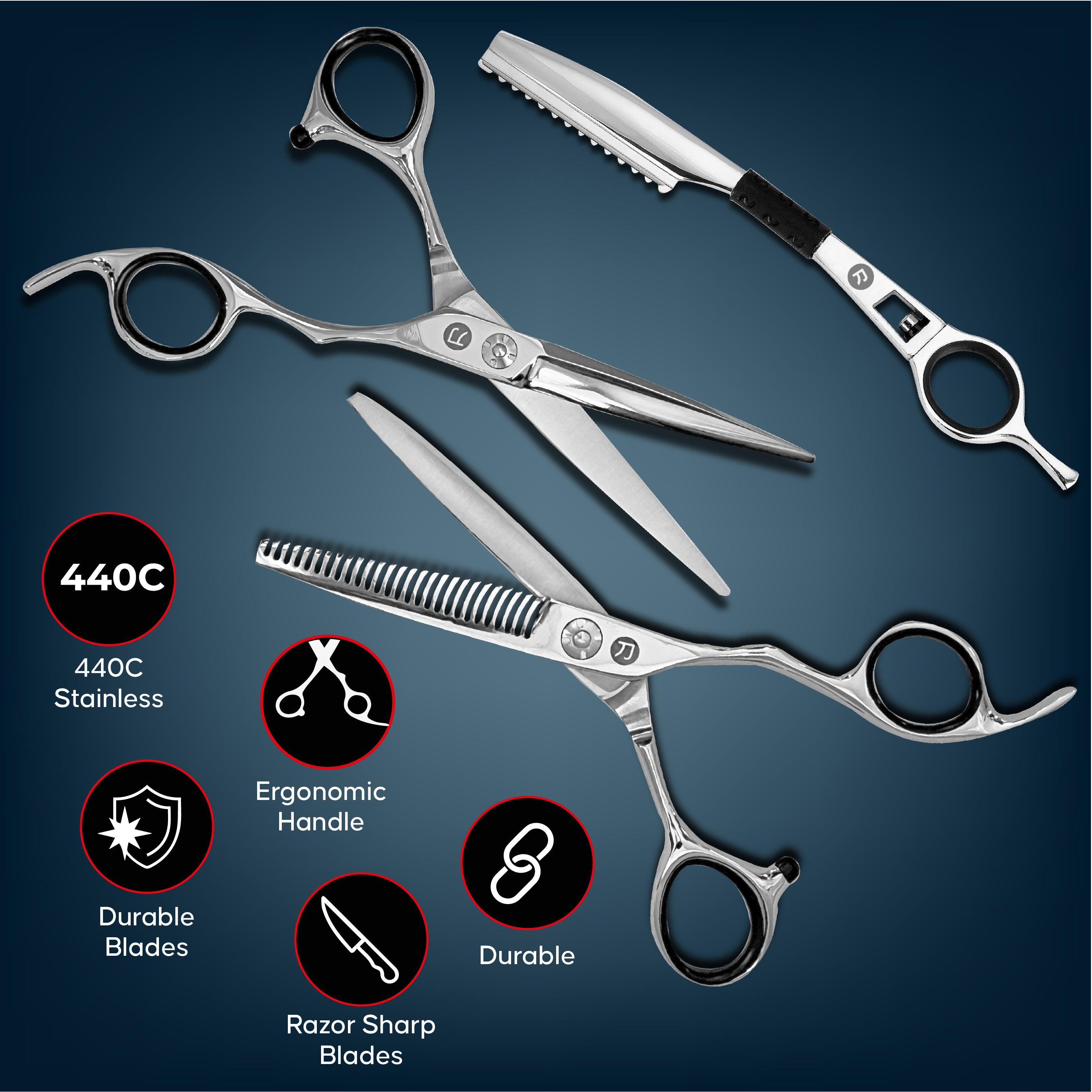 Ha Hair Shears Set (Hair Cutting and Thinning Shears) - Open Box