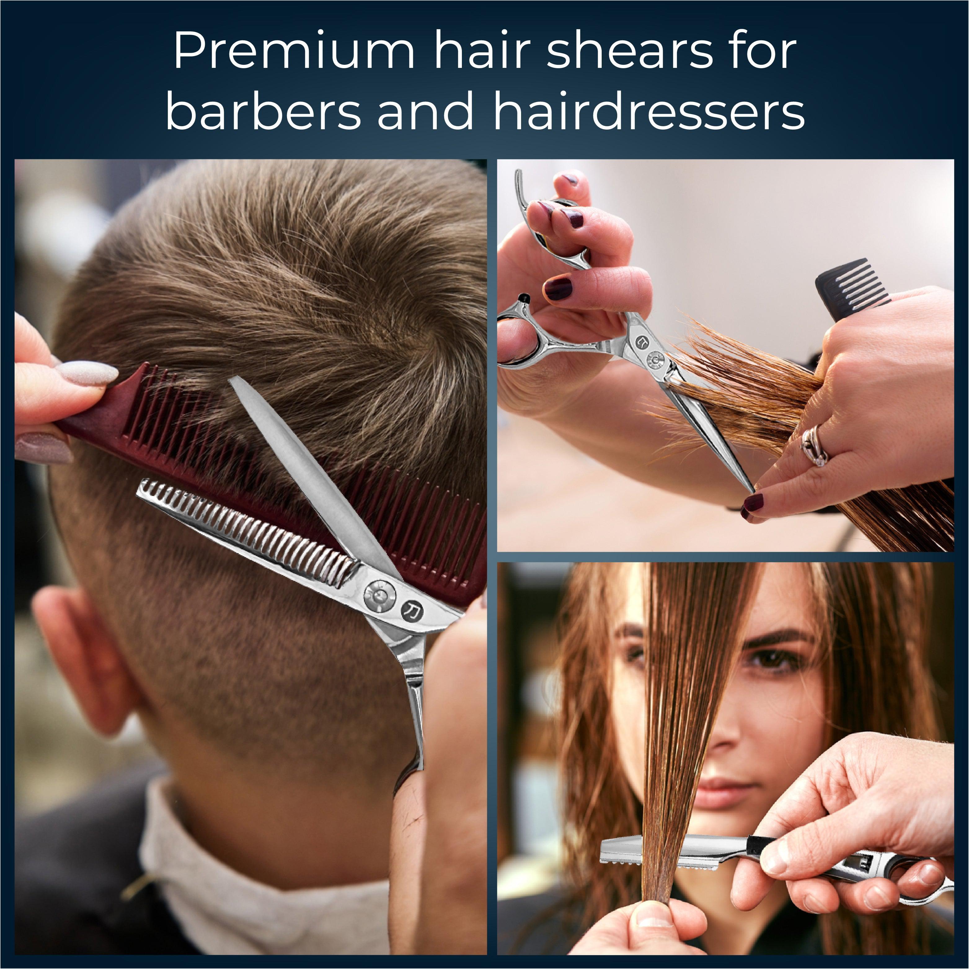 Ha Hair Shears Set (Hair Cutting and Thinning Shears) - Open Box