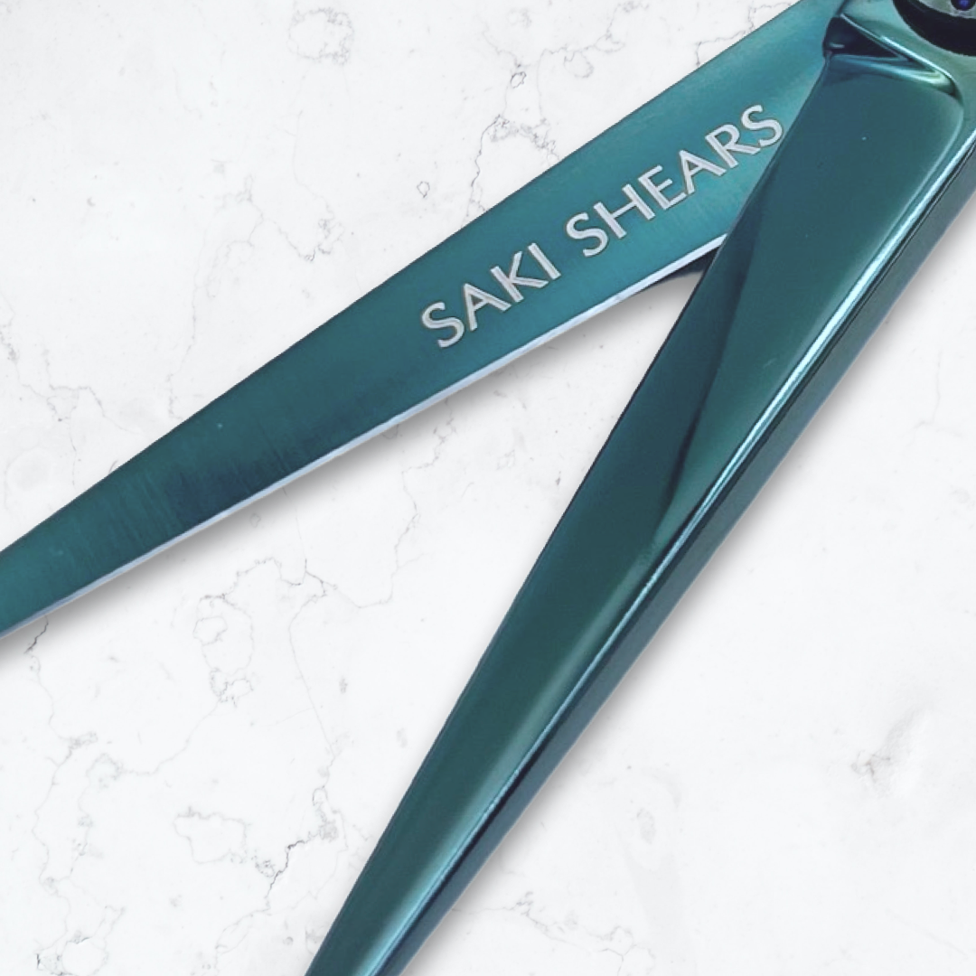 Saki Sora VG-10 Teal Hair Shears