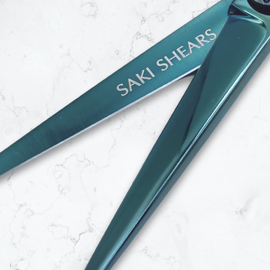 Saki Sora VG-10 Teal Hair Cutting Shears