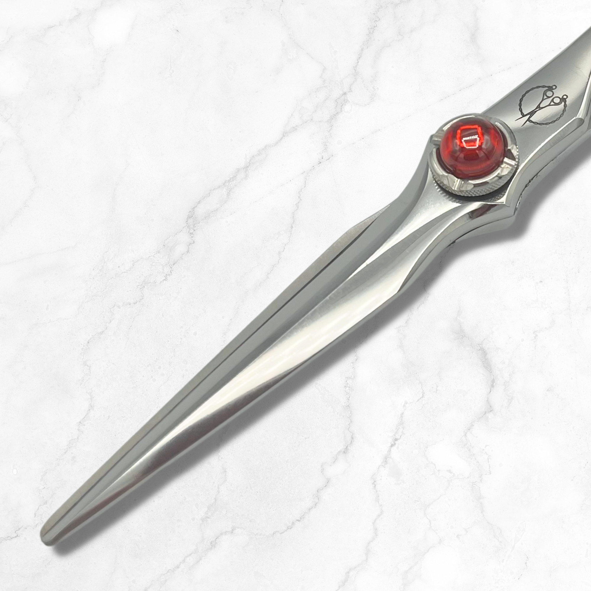 5.5 Inch Steel Hair Cutting Shears Red Moon - Open Box
