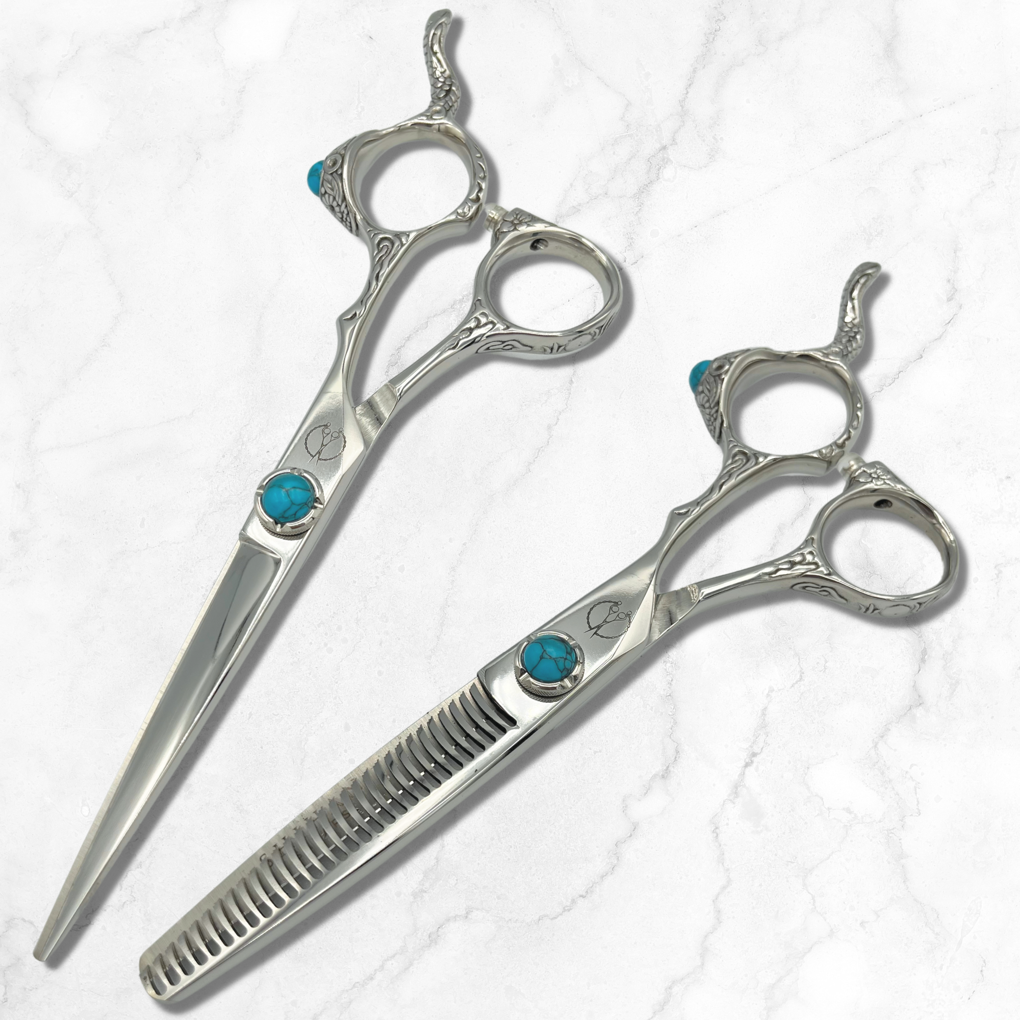 6.0 Inch Steel Hair Shears Set Zen - Open Box