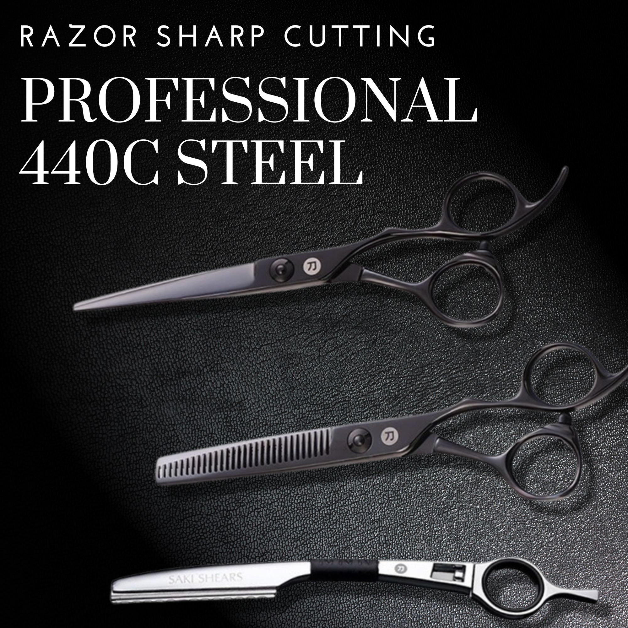 Katana Japanese Hair Cutting Shears Set (Hair Cutting and Thinning Shears)