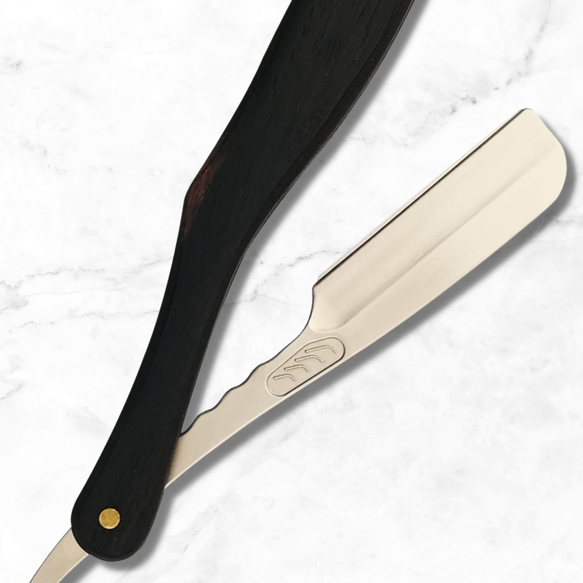 Straight Razor Ebony Wood