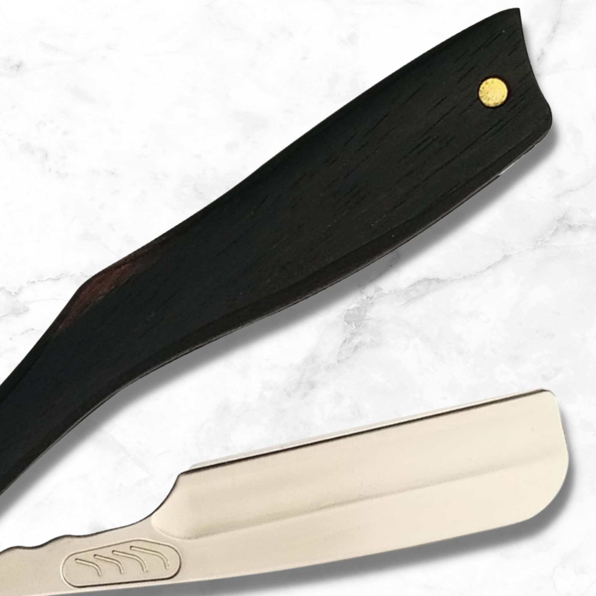 Straight Razor Ebony Wood