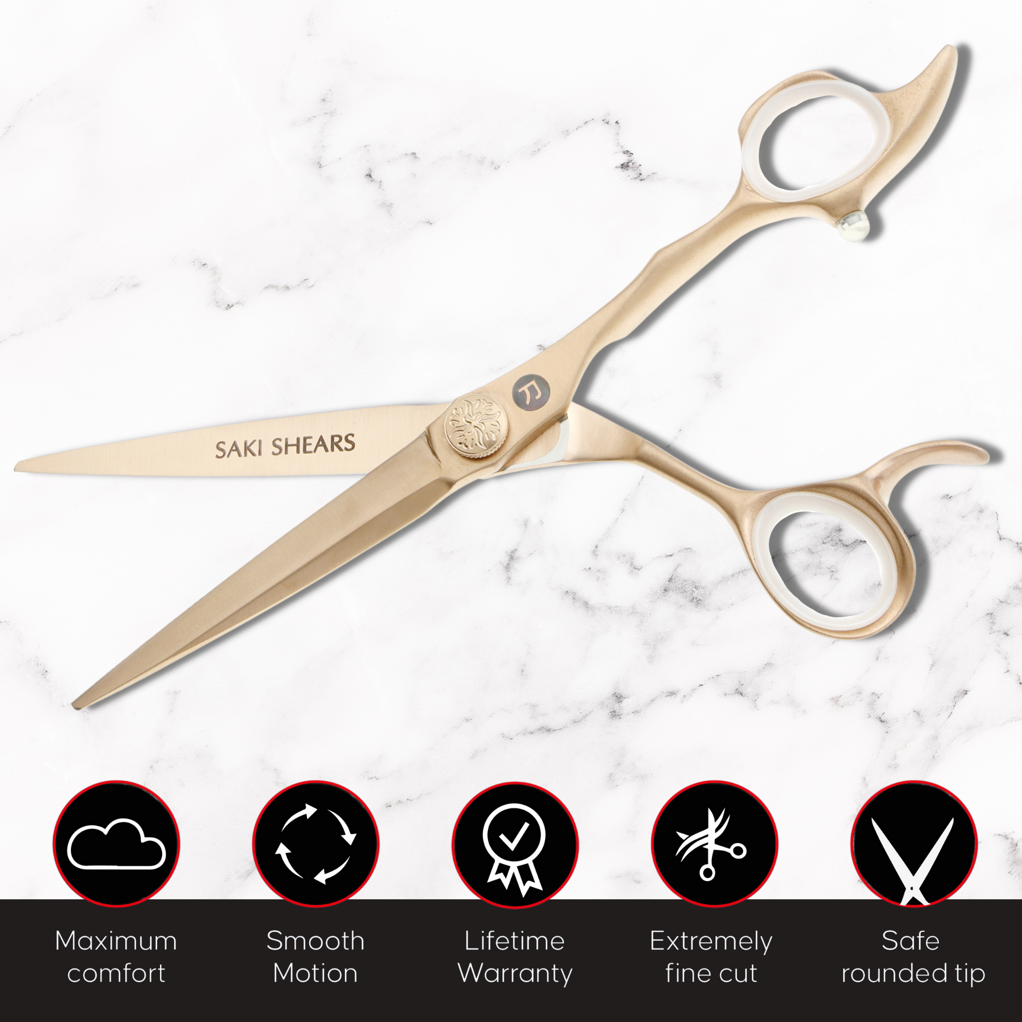 Gold Hair Cutting Shears/Scissors