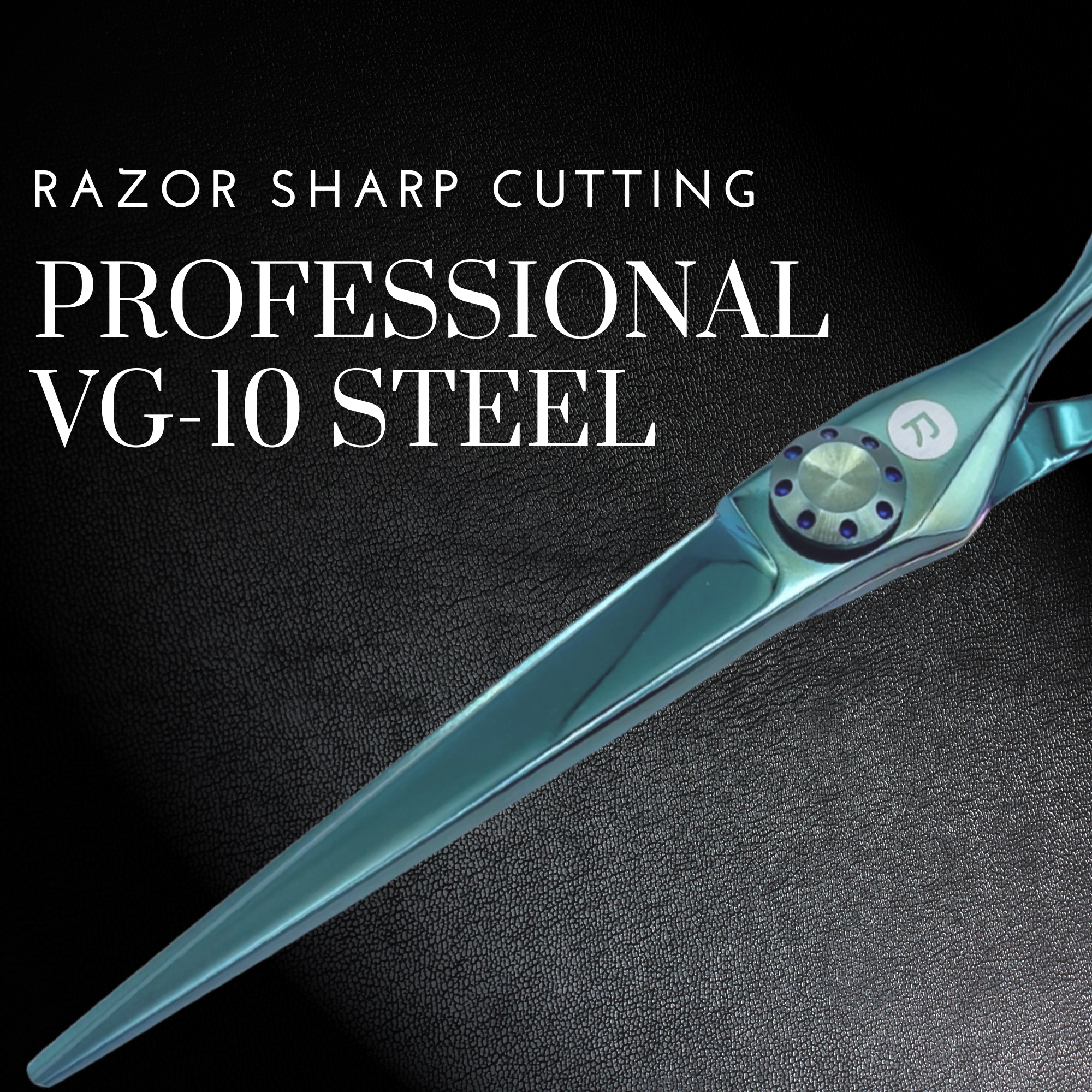 Saki Sora VG-10 Teal Hair Cutting Shears