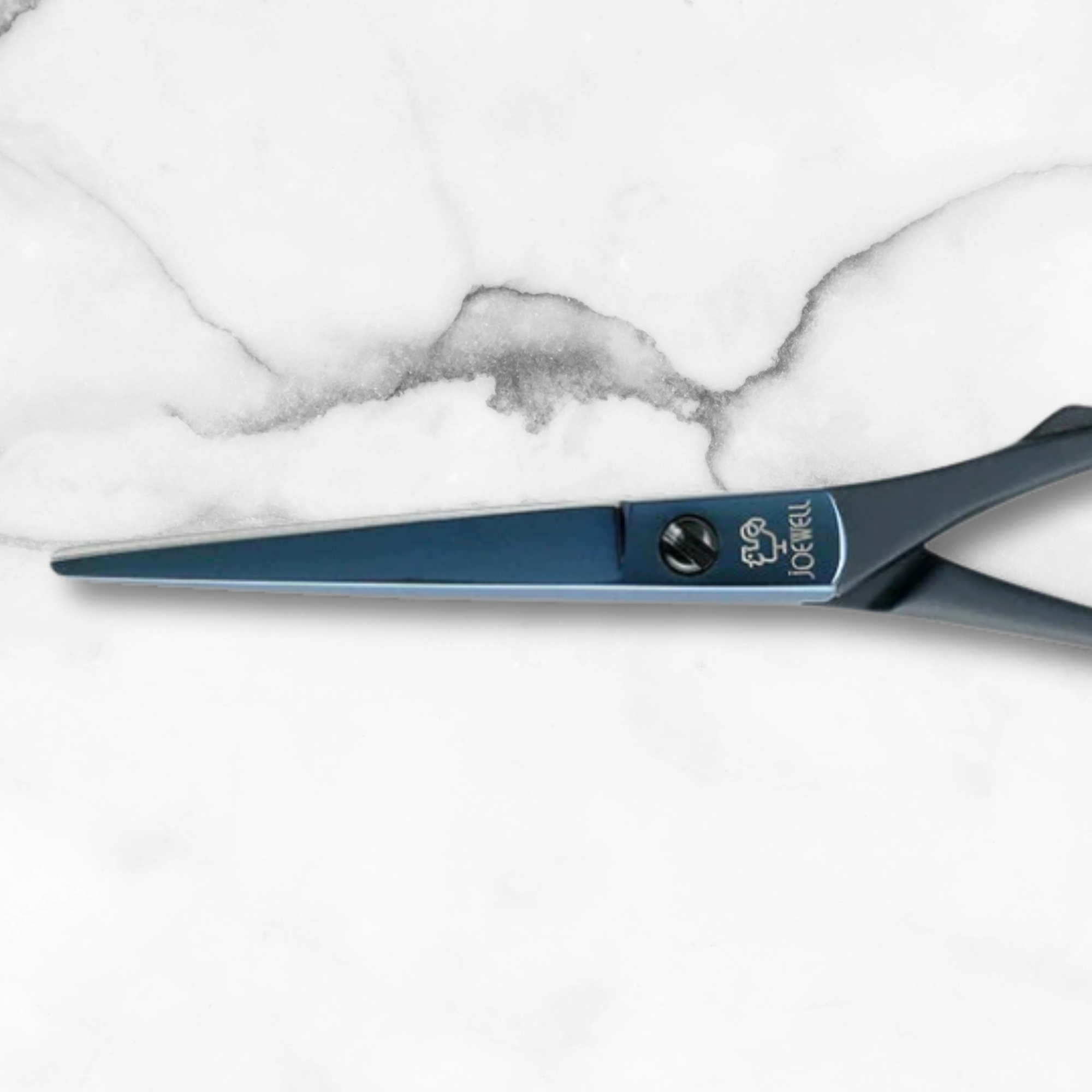 Joewell Blue Semi-Offset Hair Cutting Shears