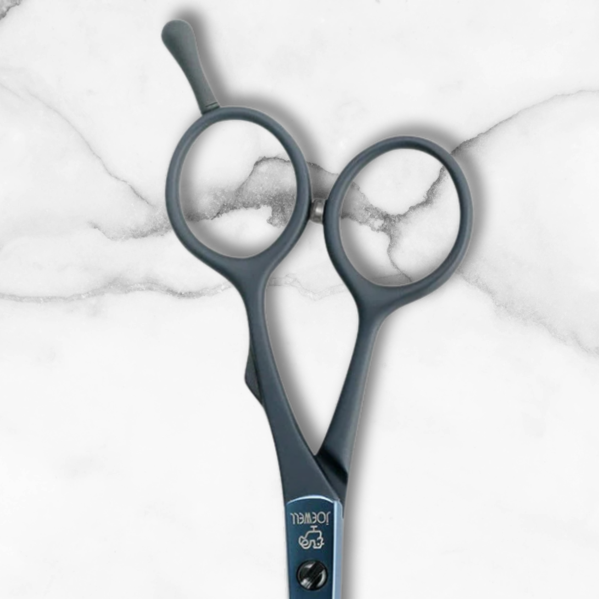 Joewell Blue Semi-Offset Hair Cutting Shears