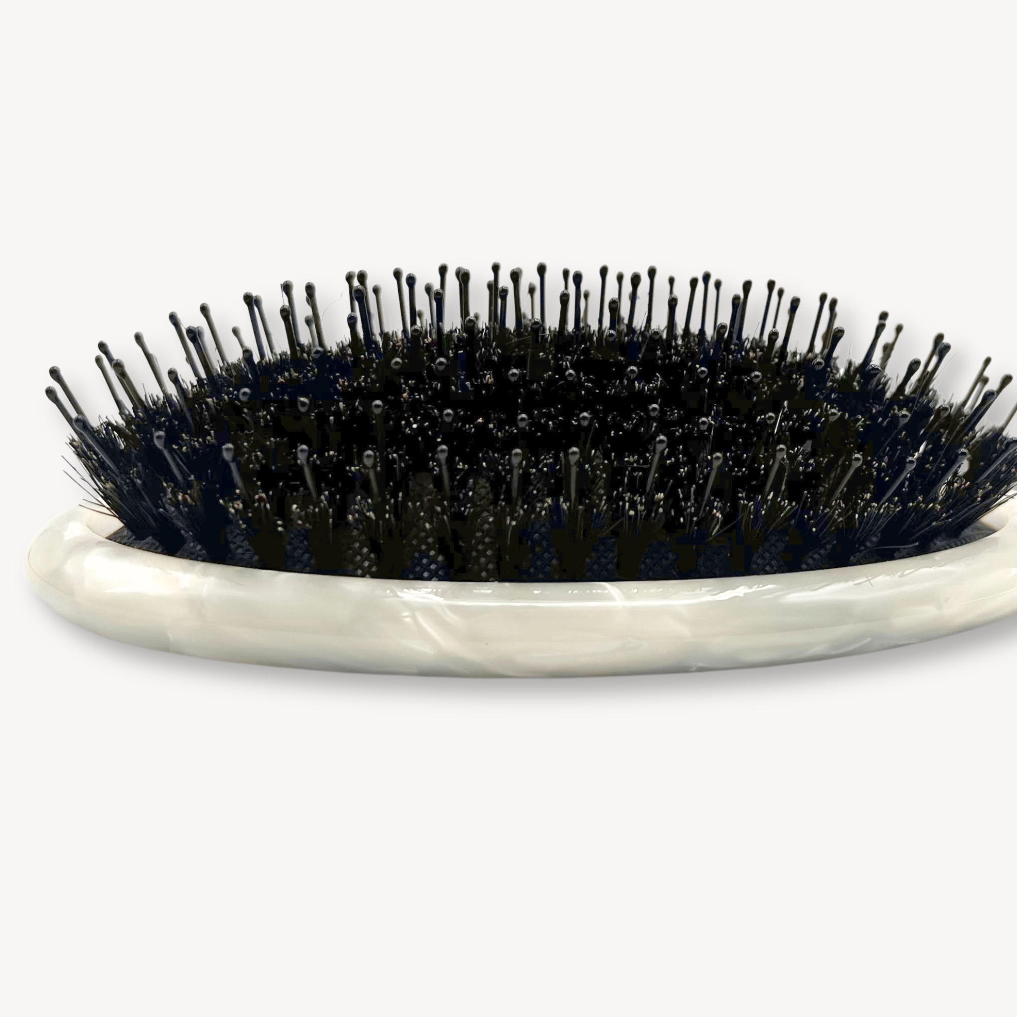Boar Hair & Nylon Bristle Brush - Pearl