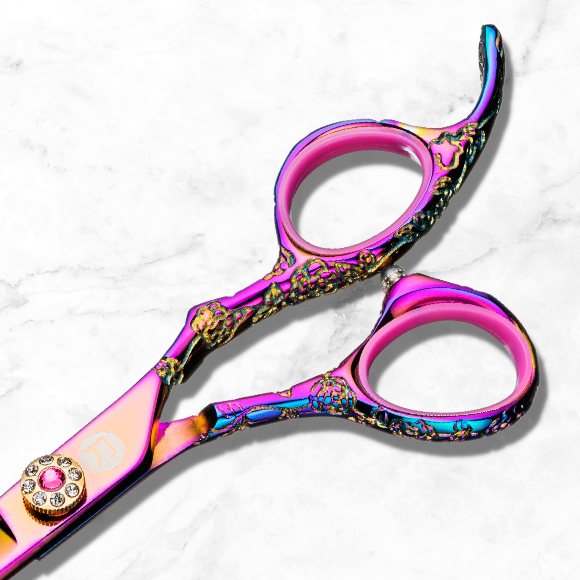 Kohana Pink Hair Shears Set (Hair Cutting and Thinning Shears)