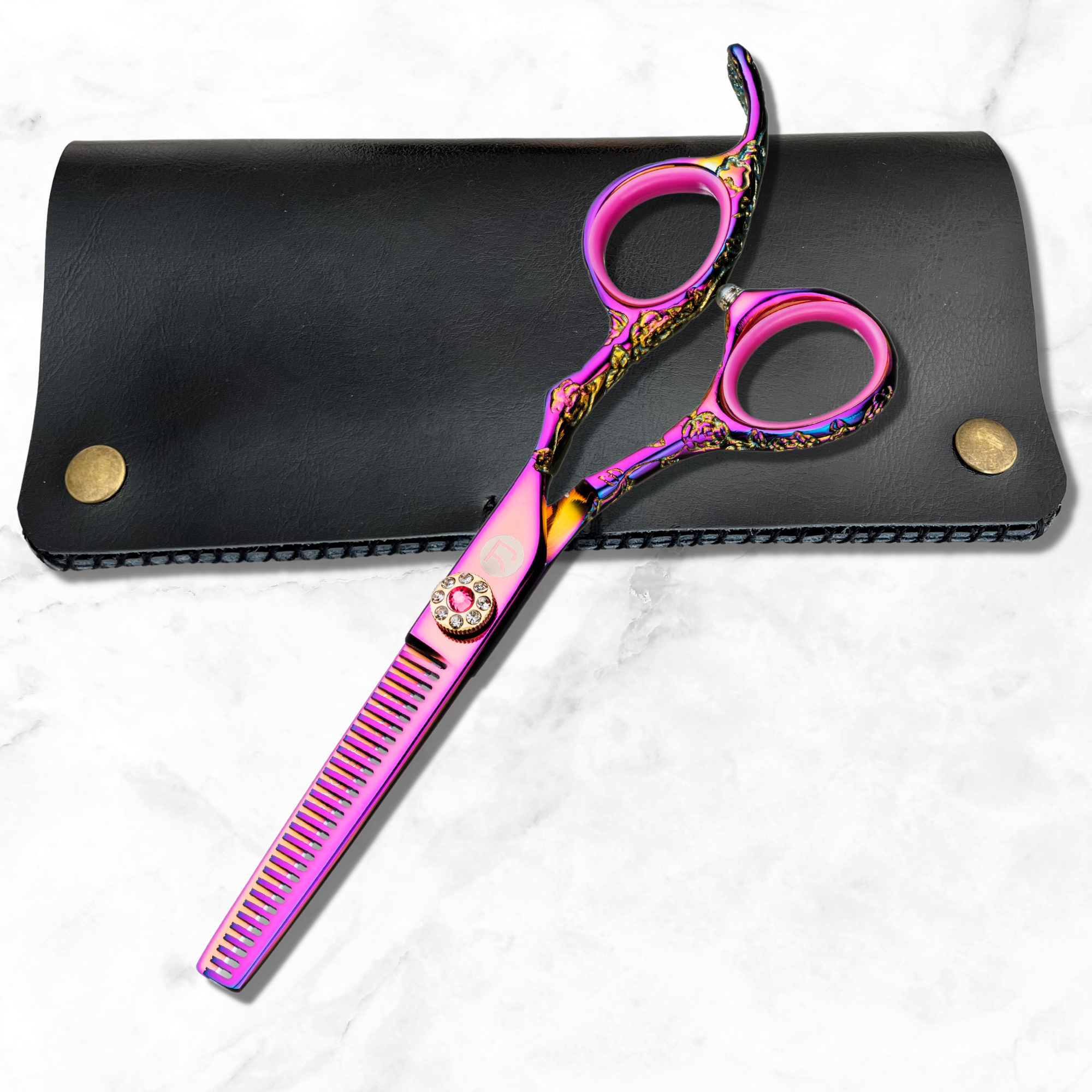 Kohana Pink Hair Thinning Shears/Scissors - Open Box