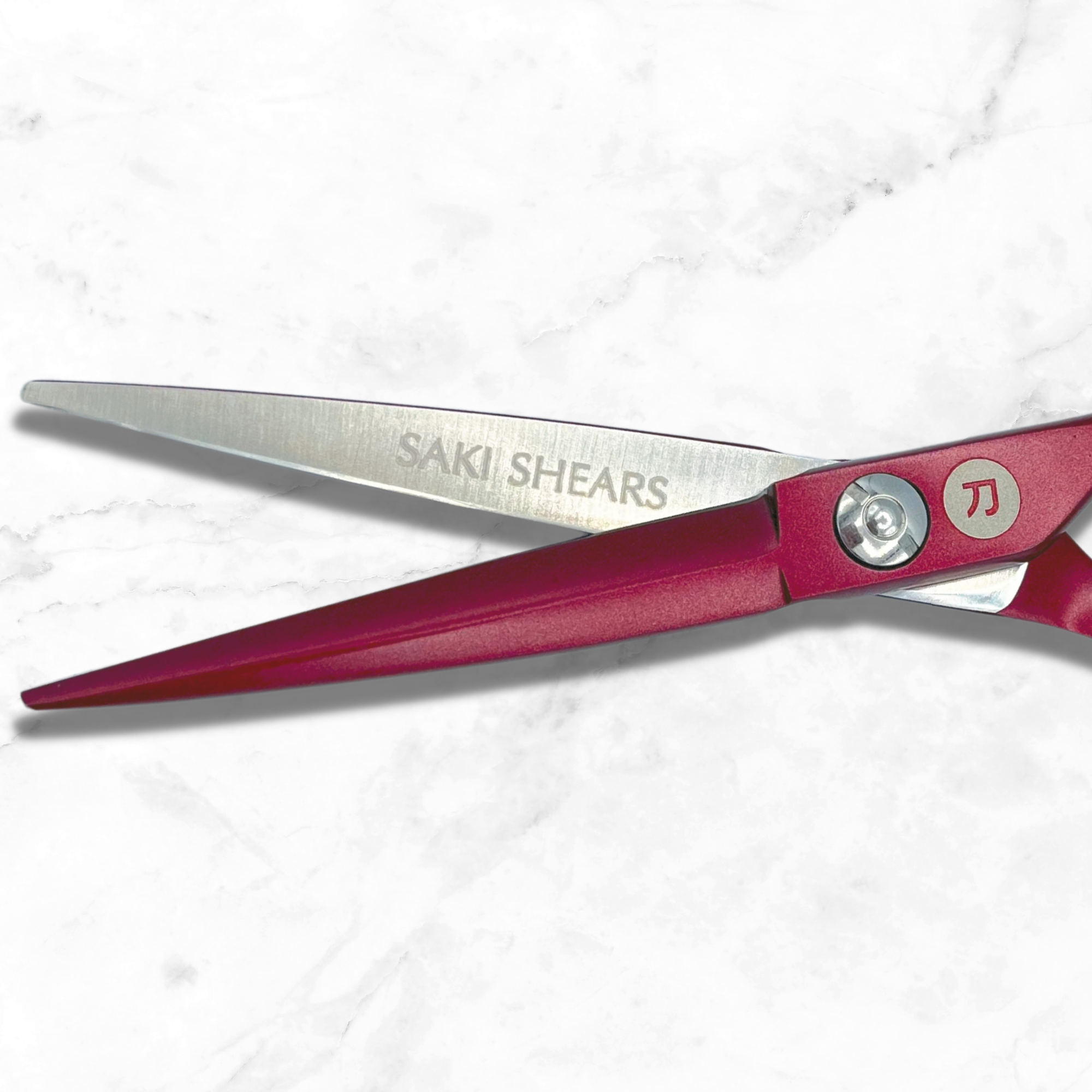 Saki Red Hair Cutting Shears - Return