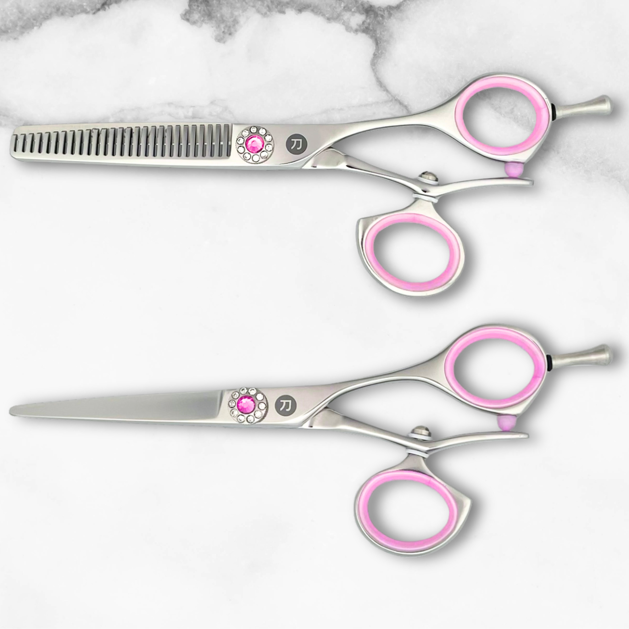 Sakura Swivel Hairdressing Shears Set (Hair Cutting and Thinning Shears) - Open Box