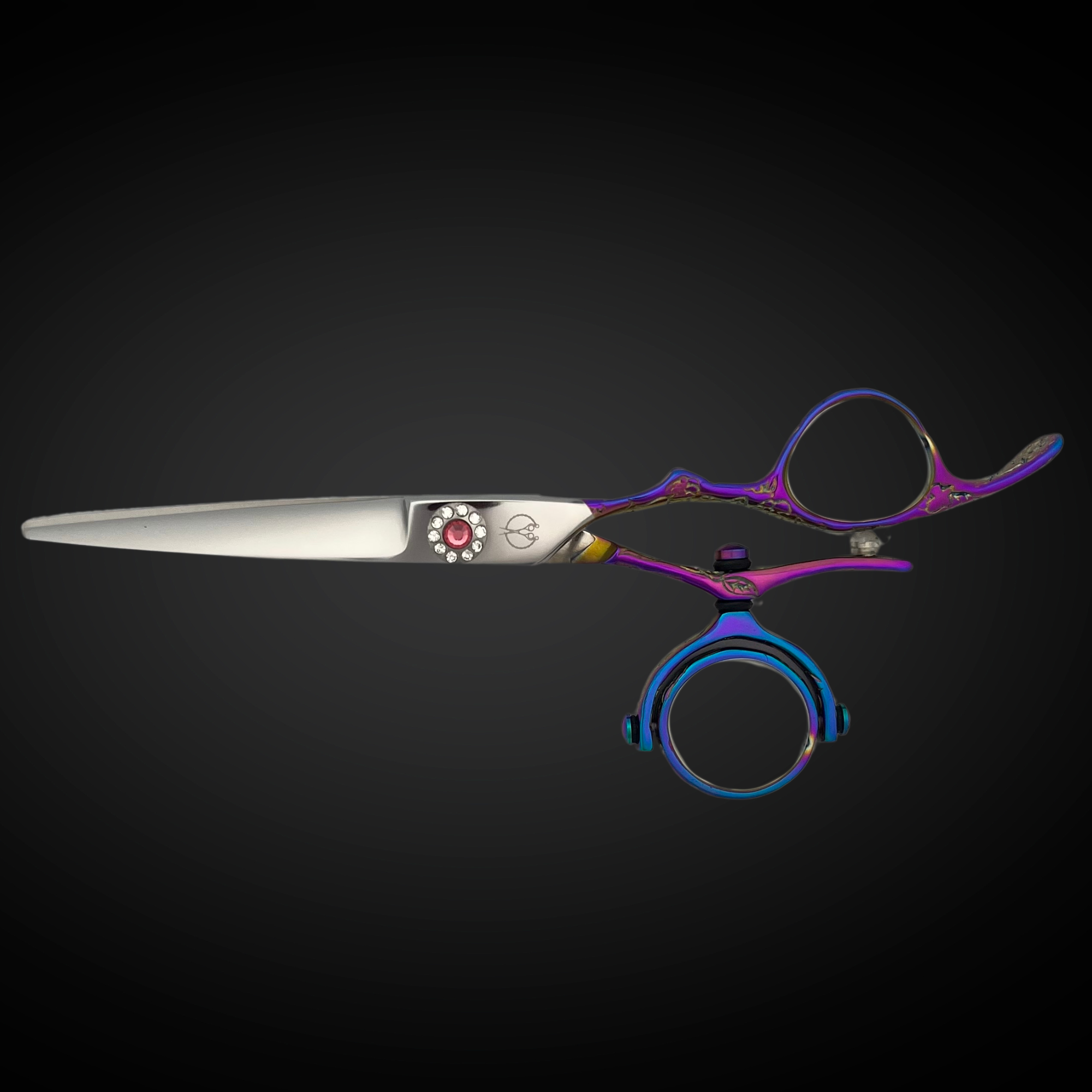 6" Swivel Haircutting Scissors in Pink/Purple - Open Box