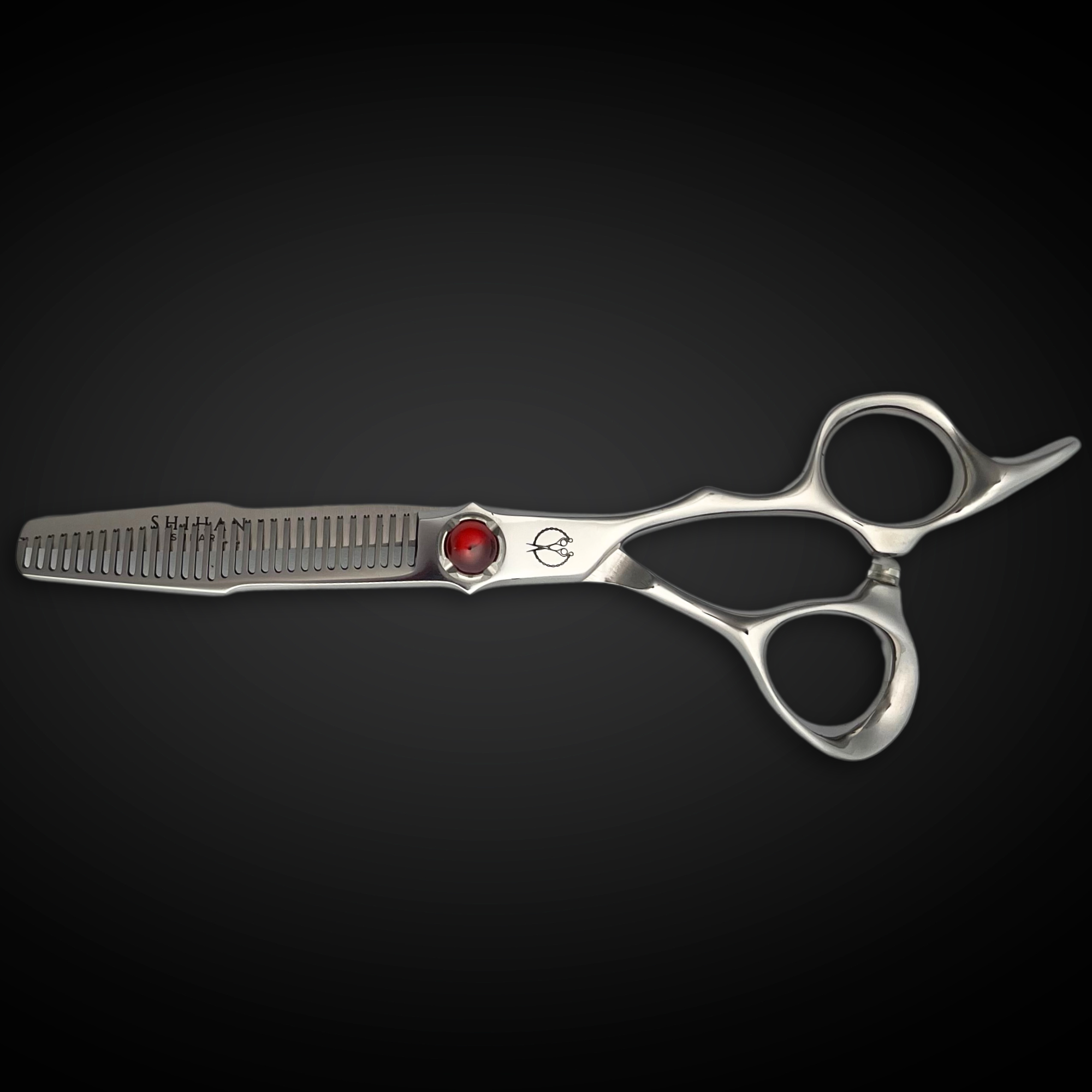 5.5 Inch Steel Hair Thinning Shears Red Moon - Open Box