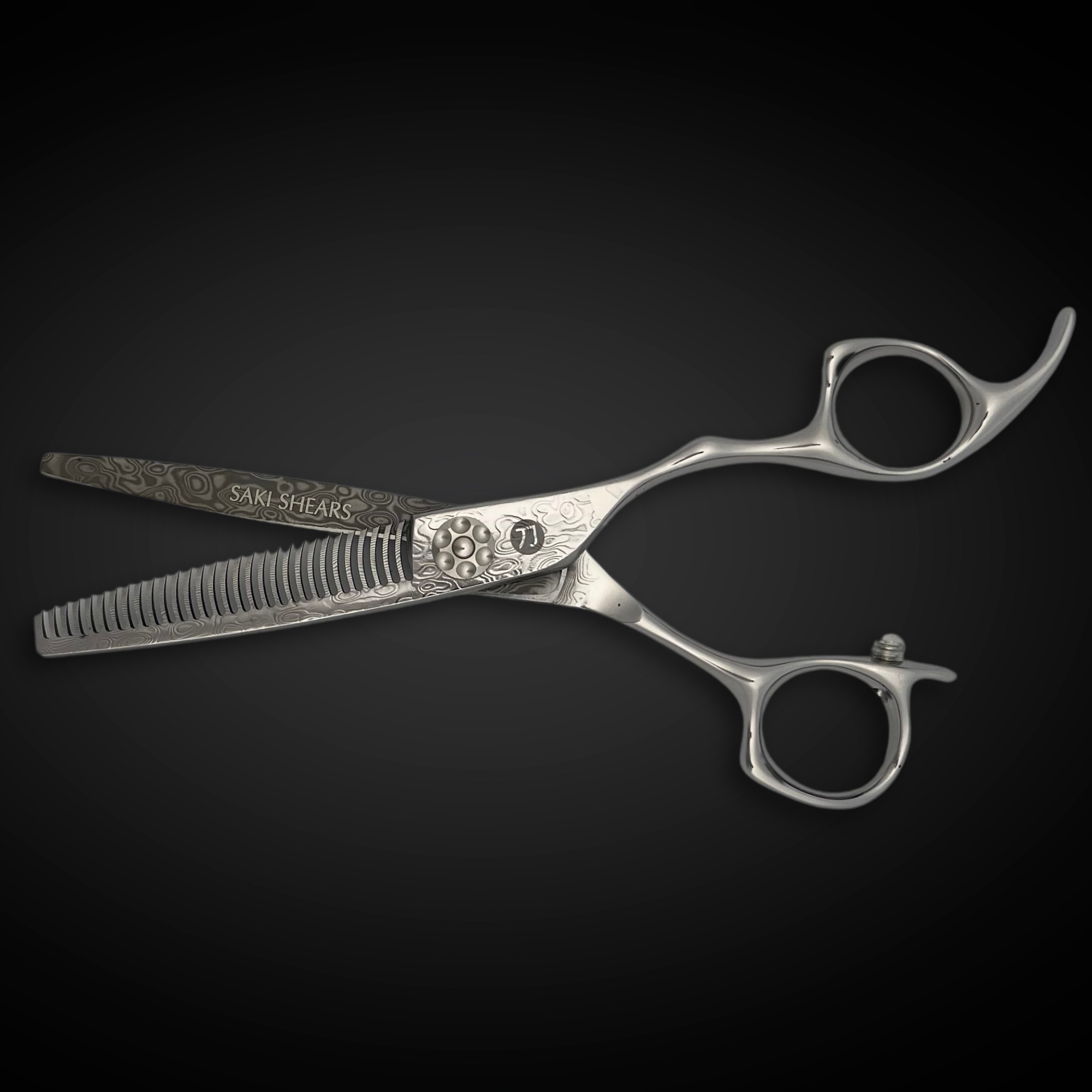 Saki Kanzen Damascus Texturizing/Thinning Shears - Return