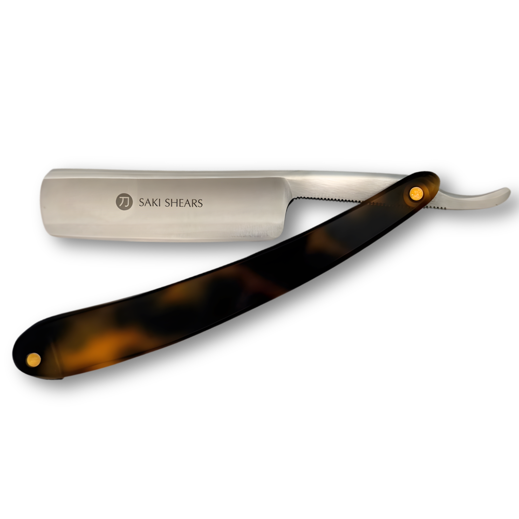 SAKI Straight Edge Shave Saki Epoxy Carbon Series - Classic Tortoise