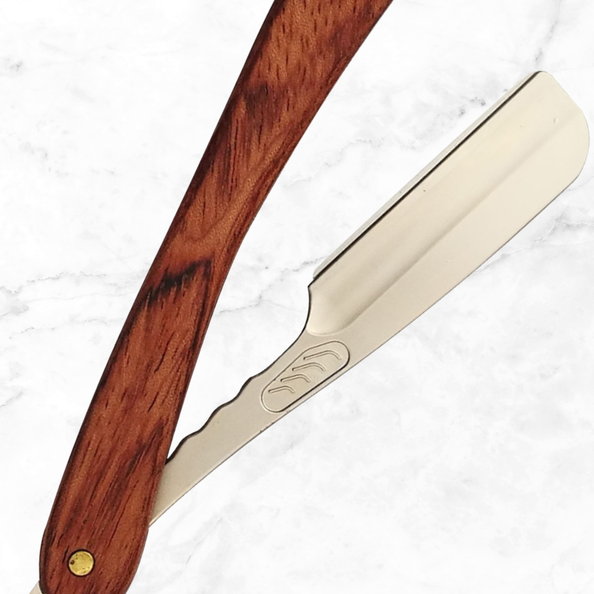 Straight Razor Natural Wood
