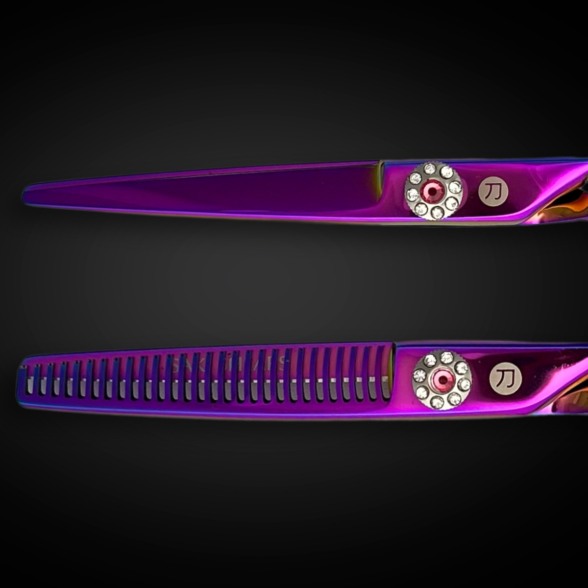 Swivel Kohana Pink Hair Shears Set (Hair Cutting and Thinning Shears) - Return