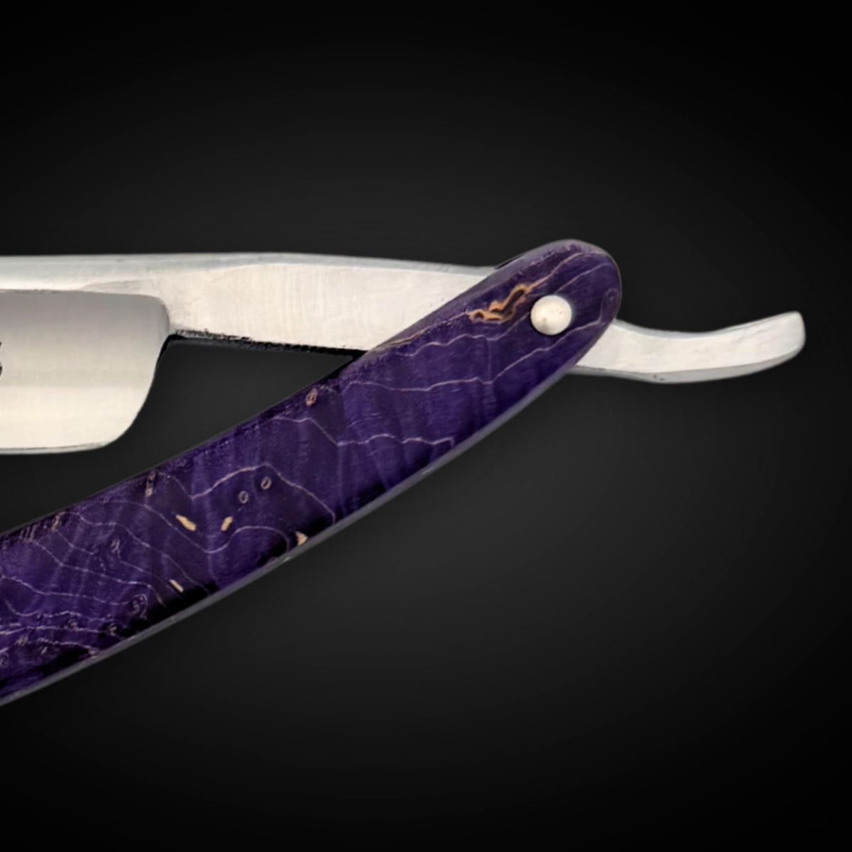 Straight Edge Shave Saki Epoxy Carbon Series - Swirl