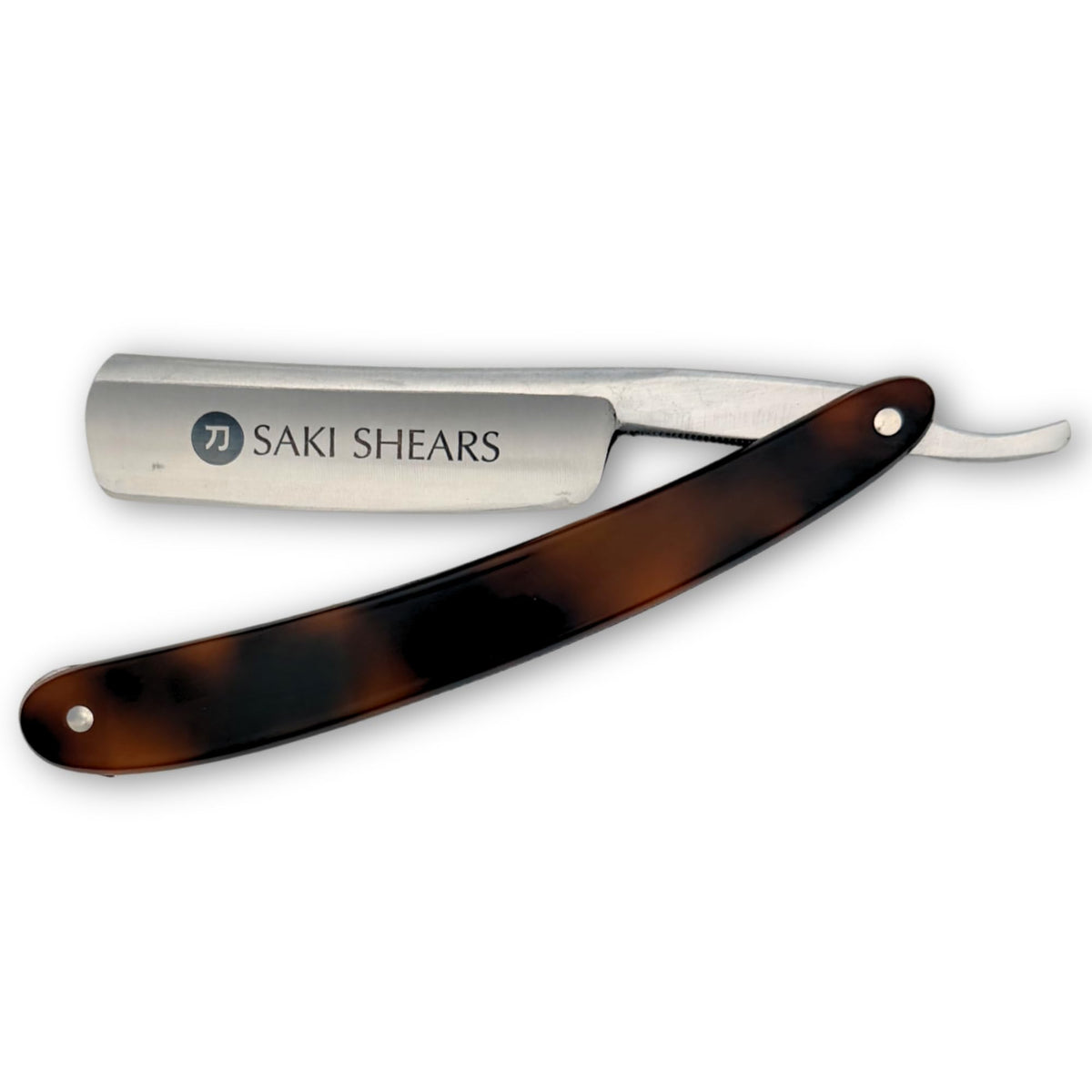 Straight Edge Shave Saki Epoxy Carbon Series - Orange