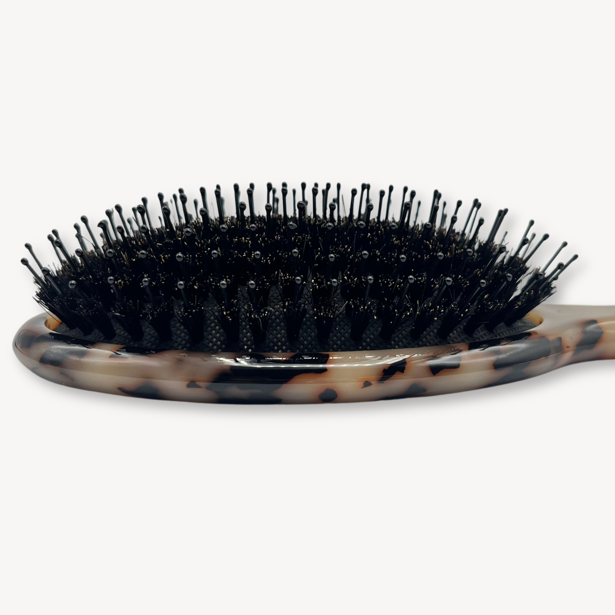 Boar Hair & Nylon Bristle Brush - Blonde Tortoise