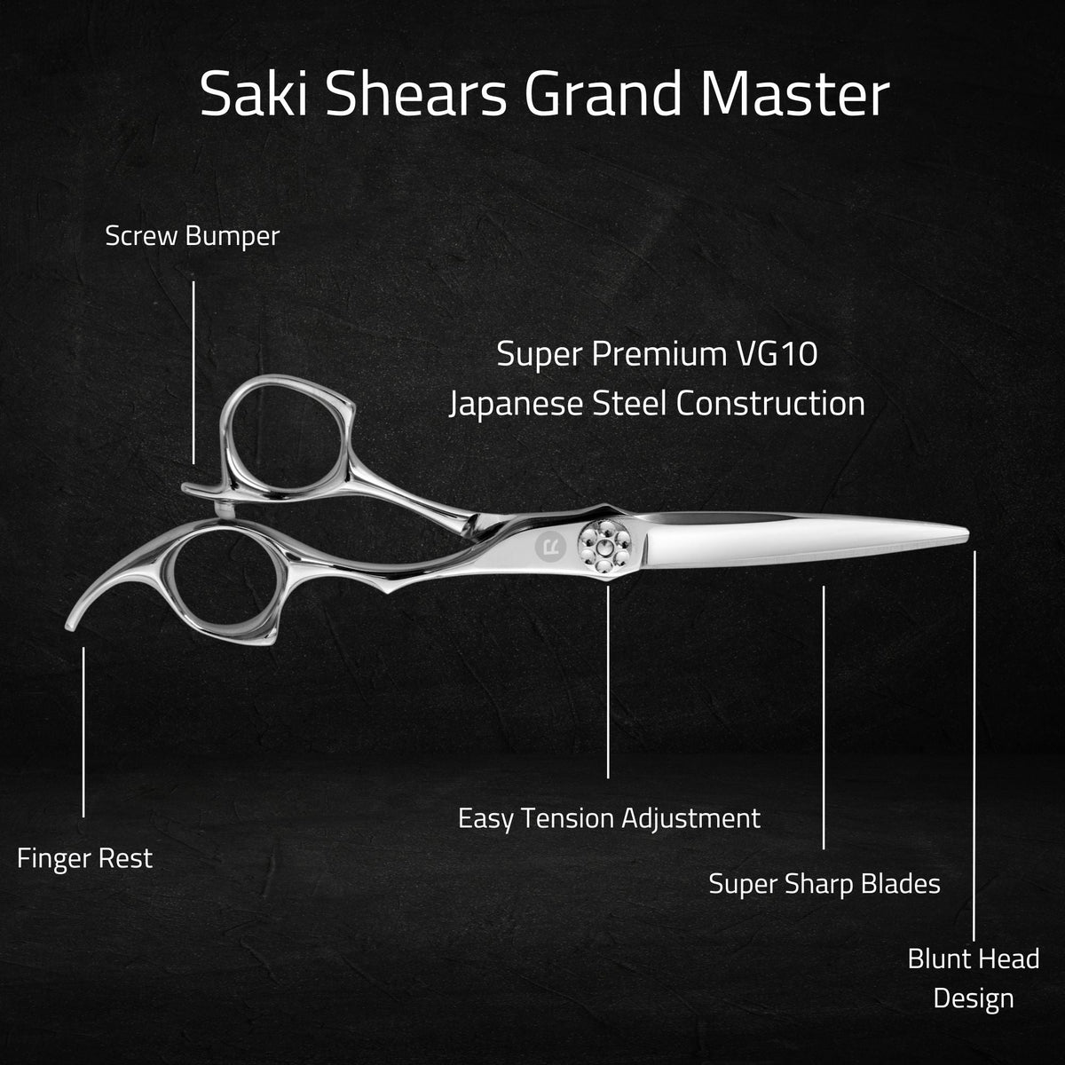 Grand Master Hair Cutting Shears - Return