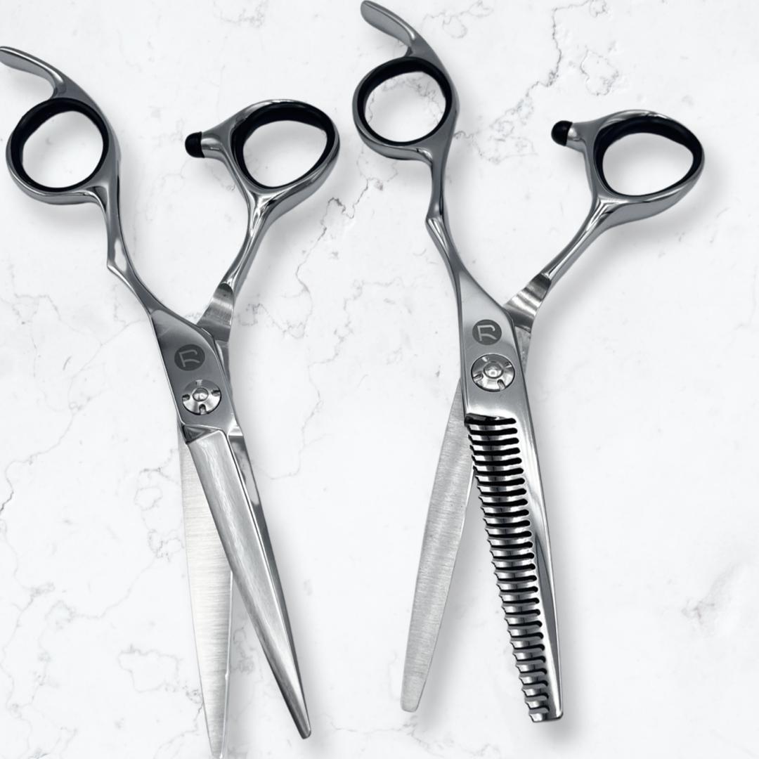 Ha Hair Shears Set (Hair Cutting and Thinning Shears) - Open Box