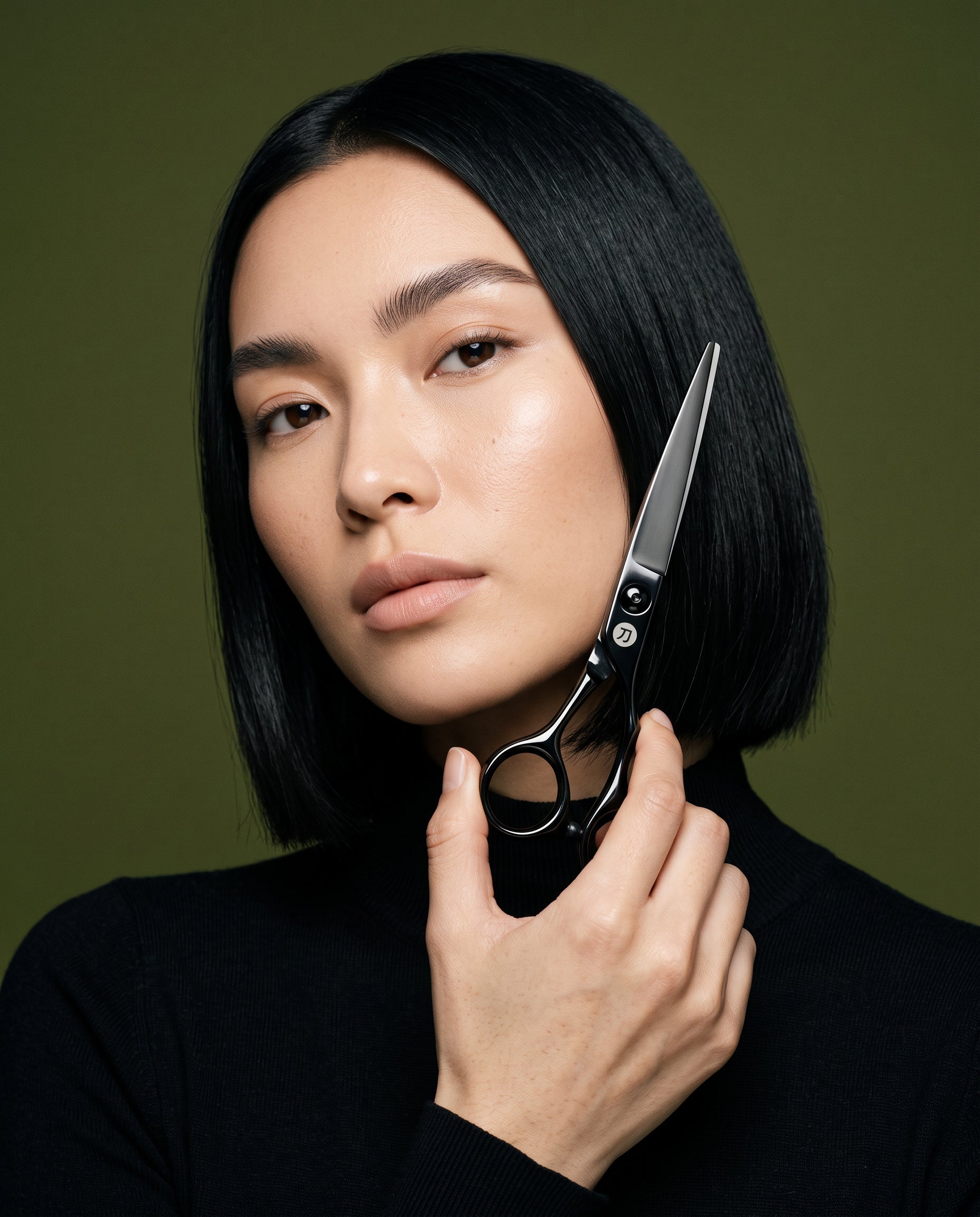 Juego de tijeras japonesas para cortar el cabello Katana (tijeras para cortar y adelgazar el cabello)