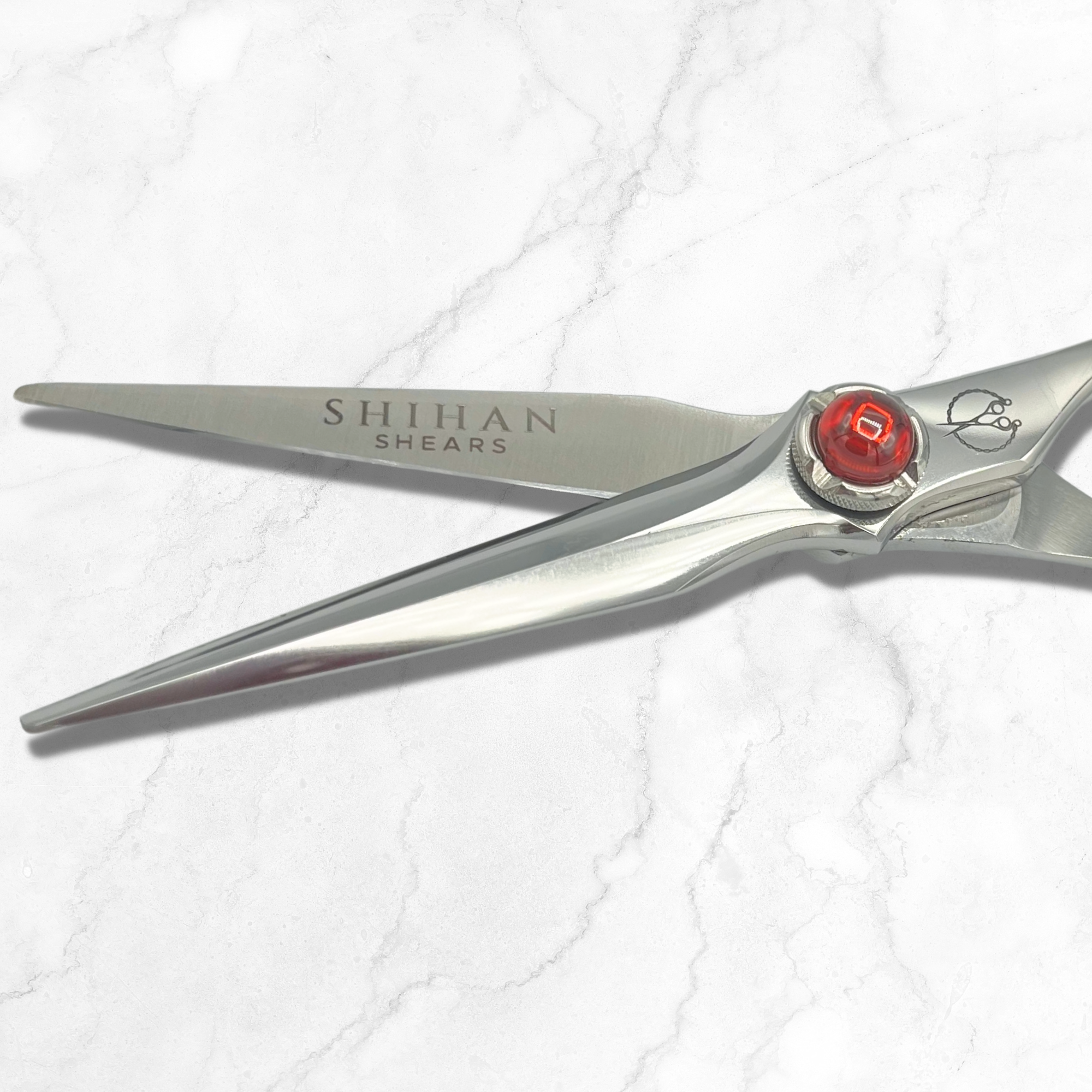 5.5 Inch Steel Hair Cutting Shears Red Moon