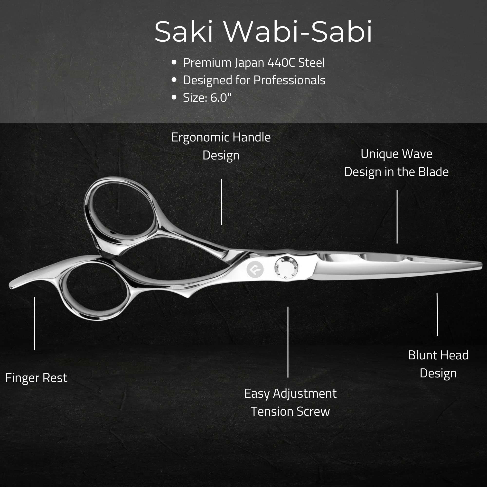 Wabi-Sabi Hair Shear Set - Open Box
