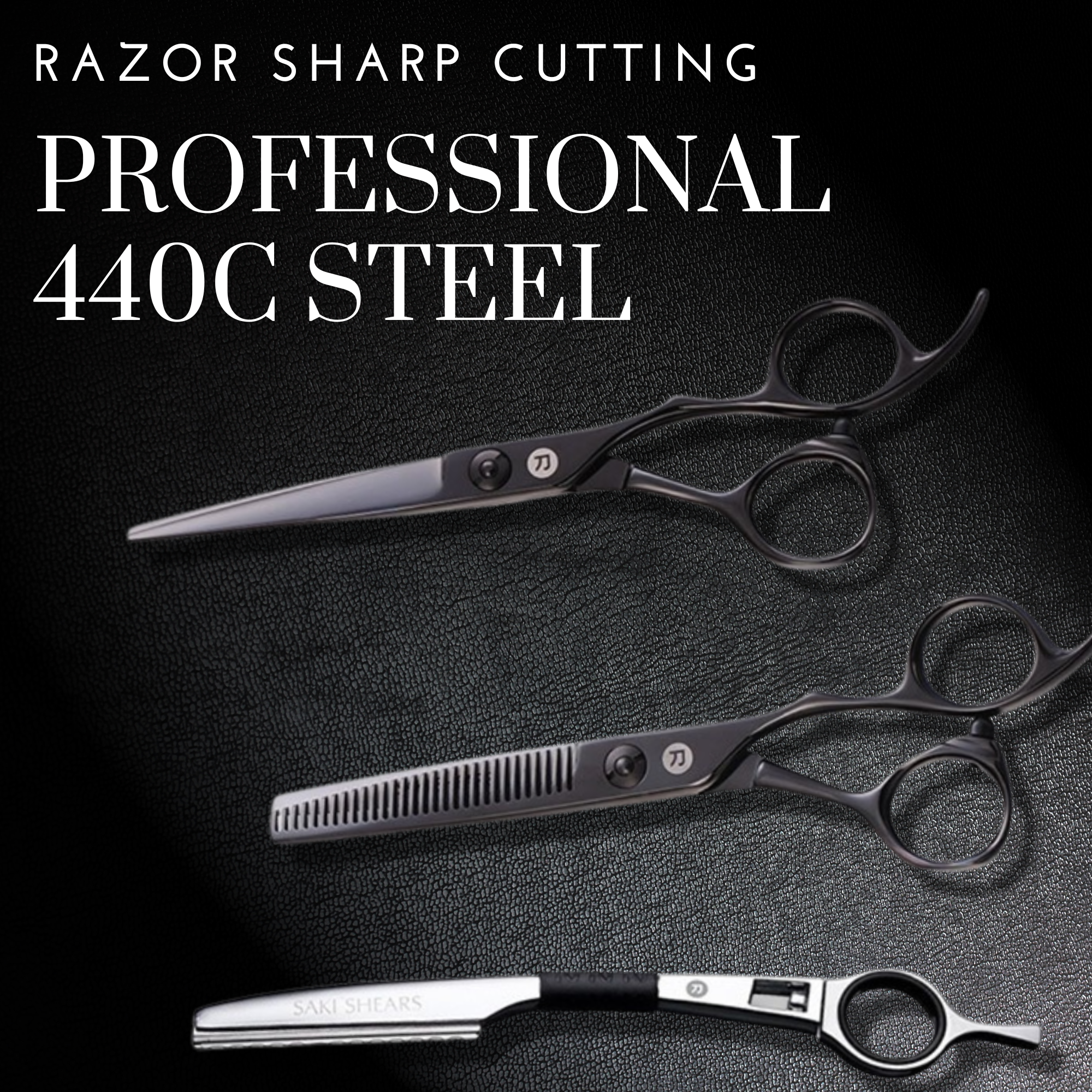 Katana Japanese Hair Cutting Shears Set (Hair Cutting and Thinning Shears) - Open Box