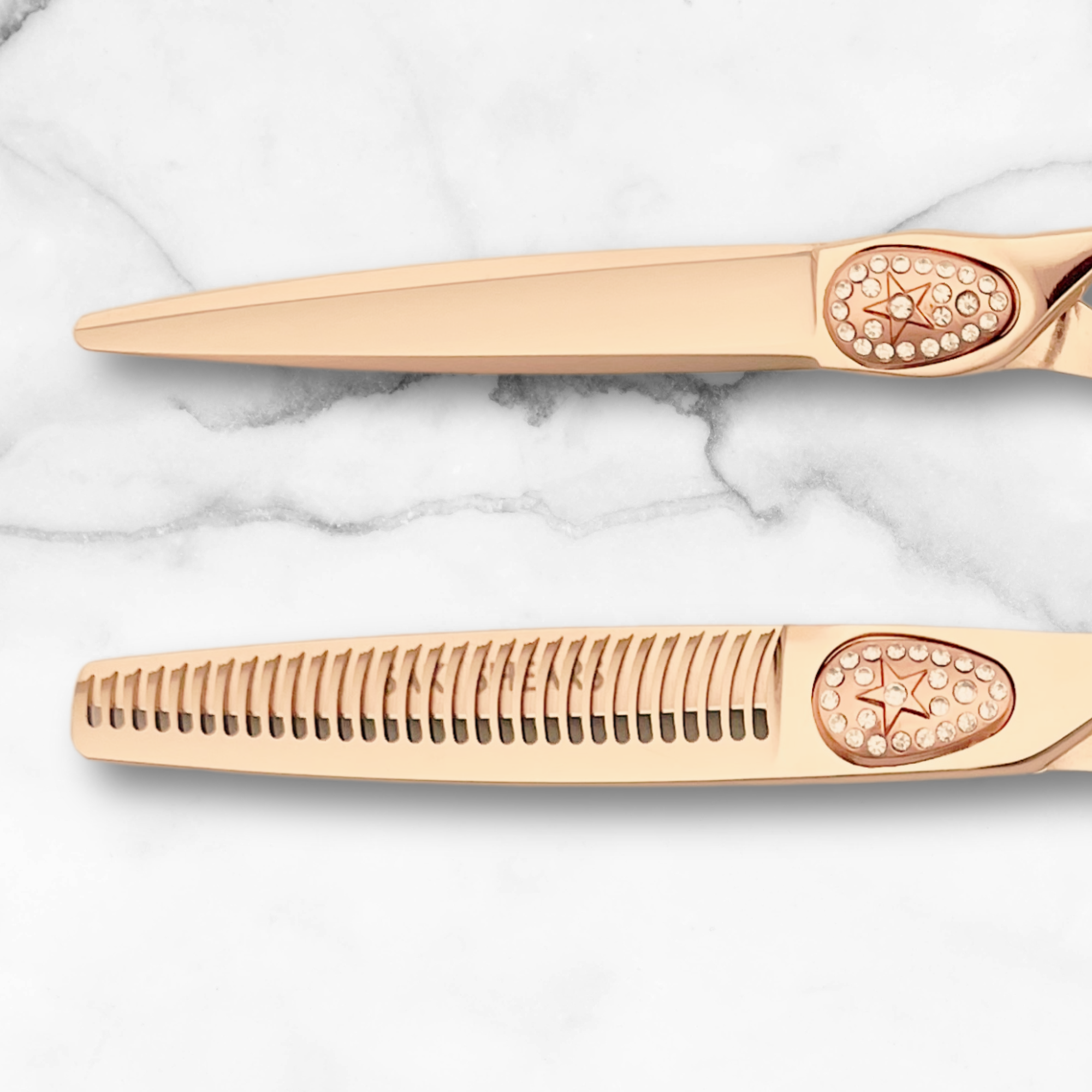 Gold Saki Ikigai Hairdressing Shears Set (Hair Cutting and Thinning Shears)