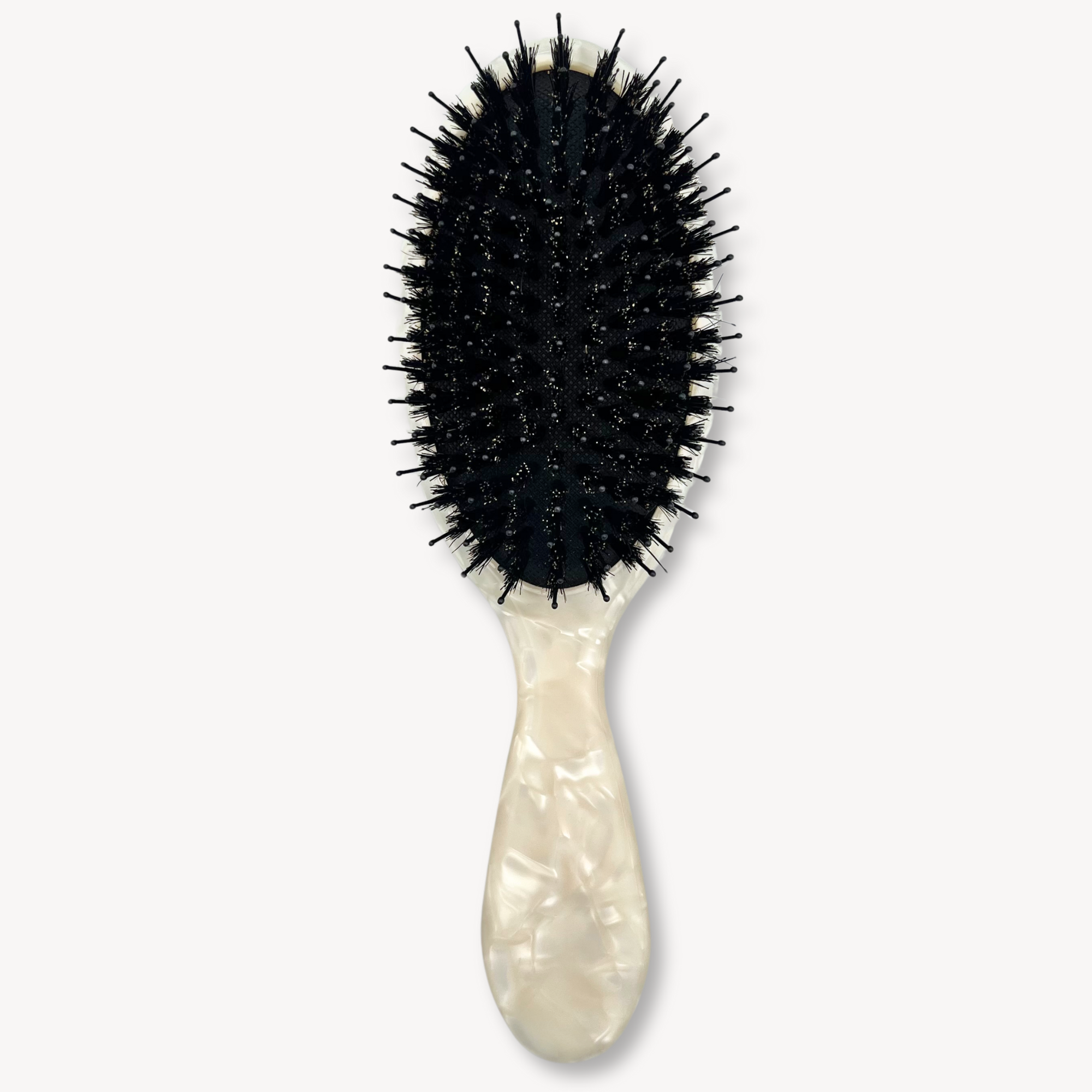 Boar Hair & Nylon Bristle Brush - Pearl