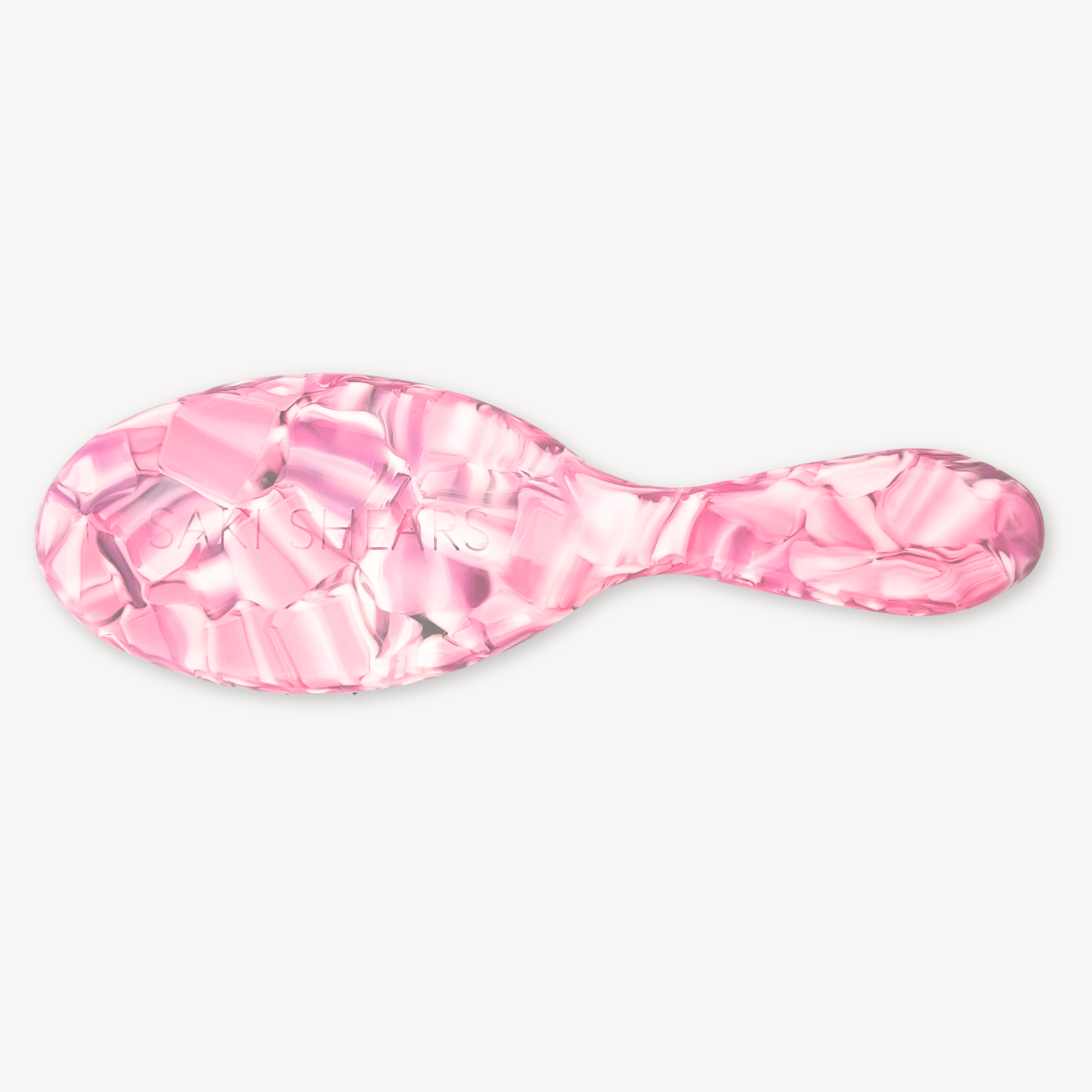 Boar Hair & Nylon Bristle Brush - Pink