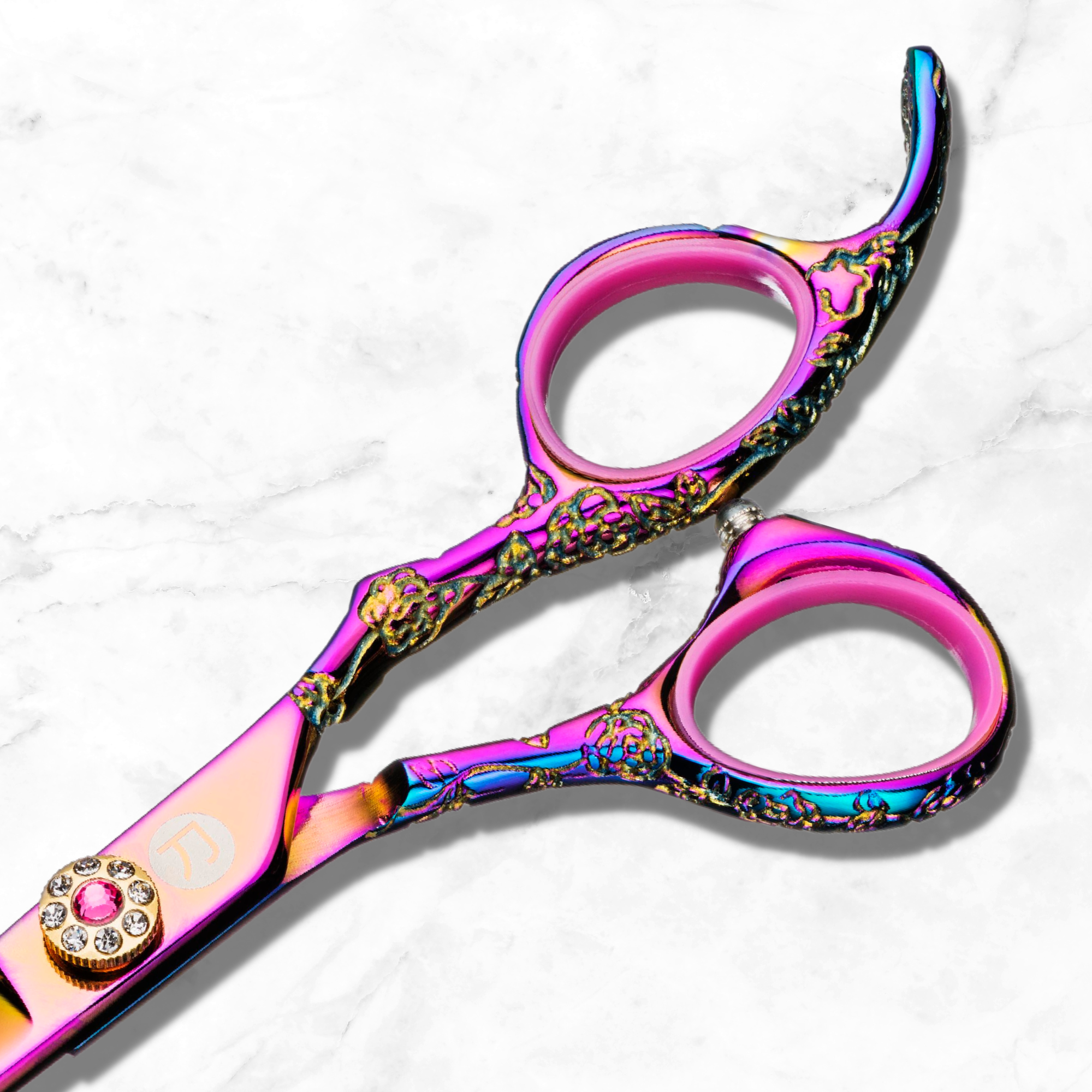 Kohana Pink Hair Shears Set (Hair Cutting and Thinning Shears) - Return
