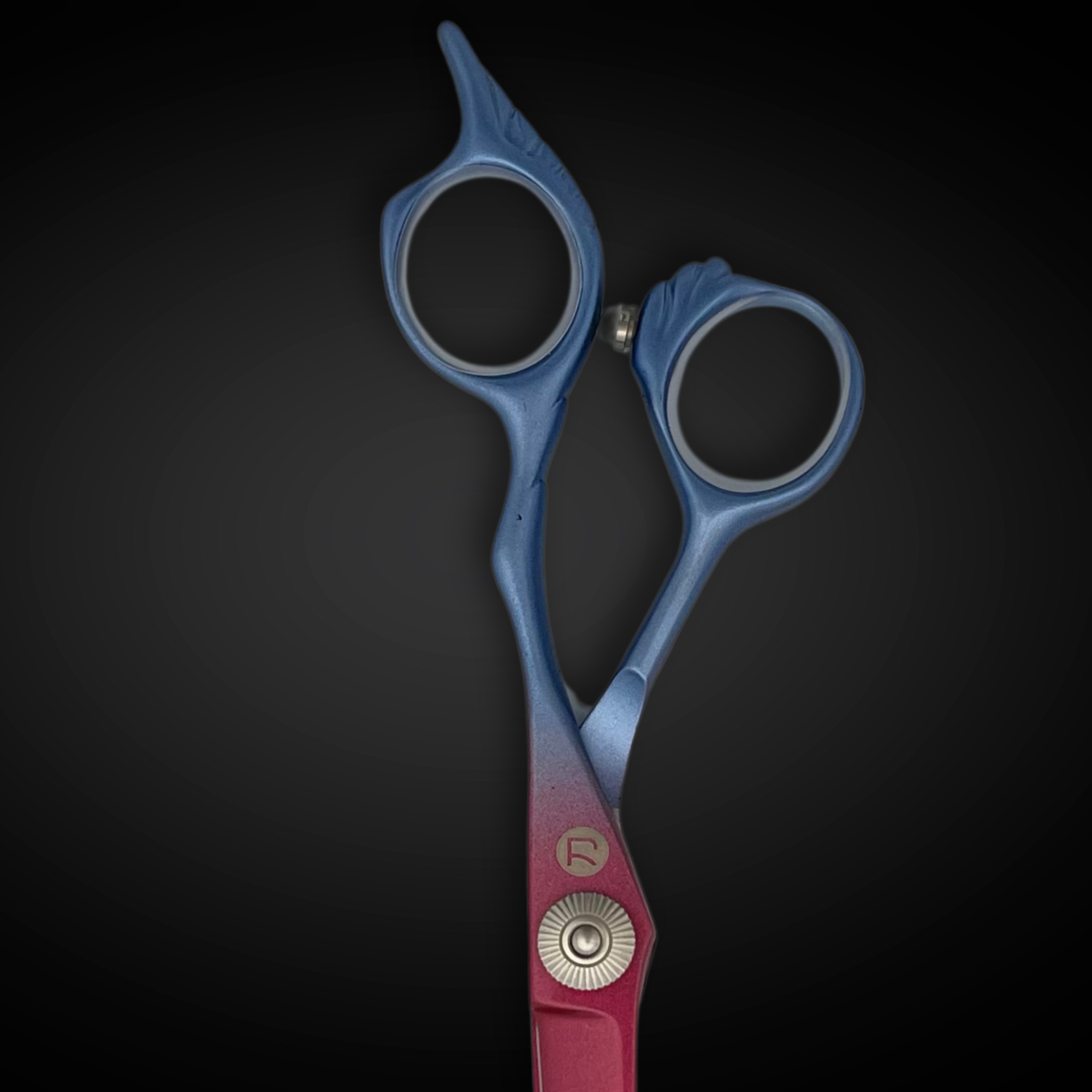 Rainbow Red/Blue Hair Cutting Shears/Scissors