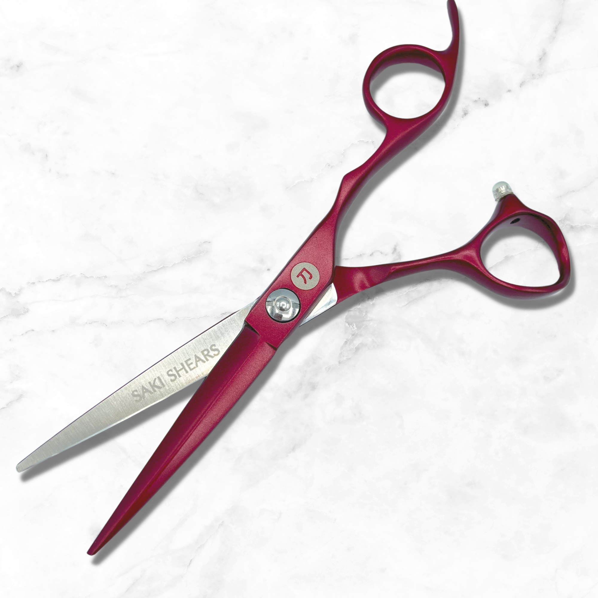 Saki Red Hair Cutting Shears