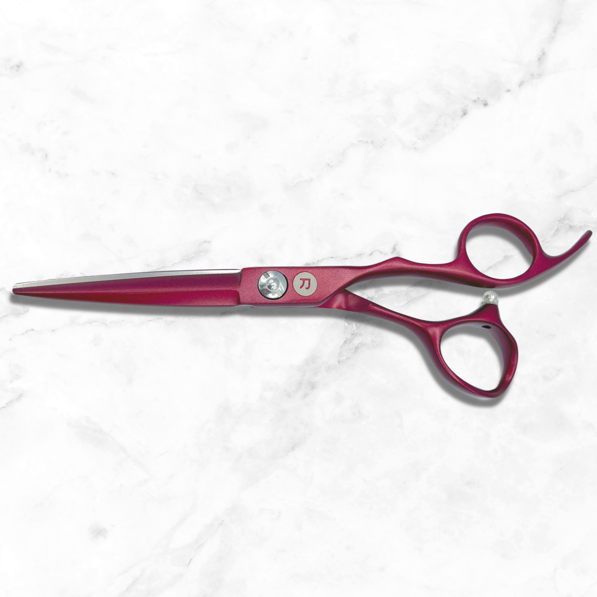 Saki Red Hair Cutting Shears - Return