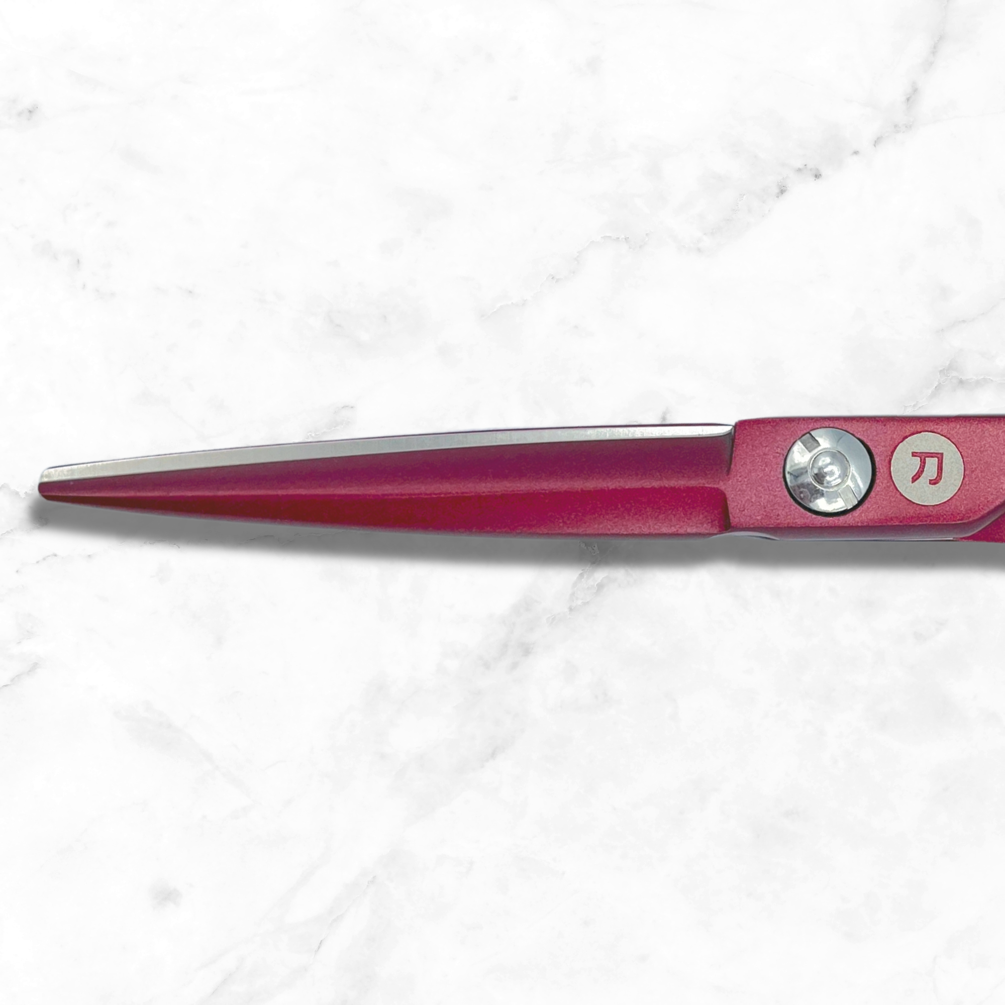 Saki Red Hair Cutting Shears - Open Box