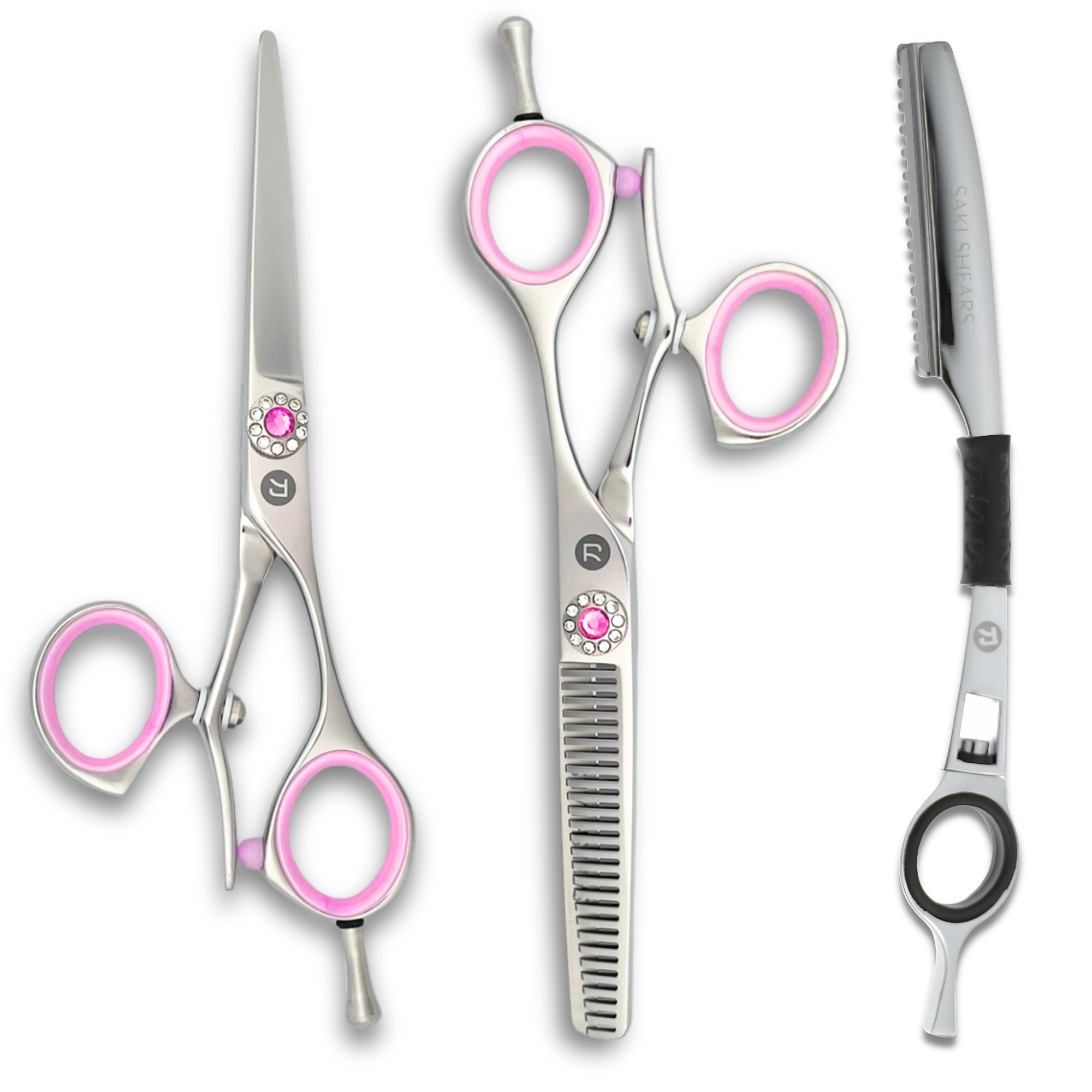 Sakura Swivel Hairdressing Shears Set (Hair Cutting and Thinning Shears) - Open Box