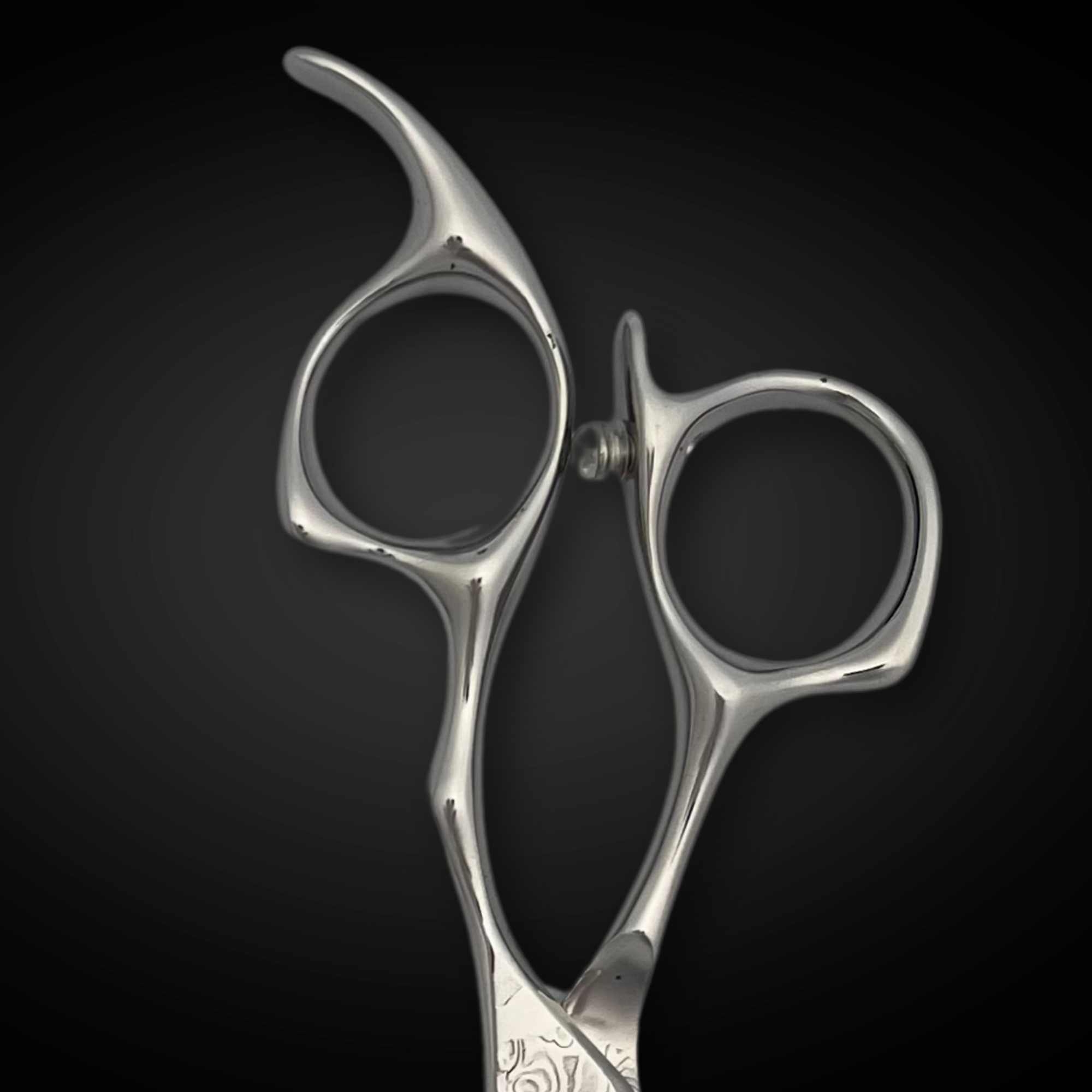 Saki Kanzen Damascus Texturizing/Thinning Shears - Open Box