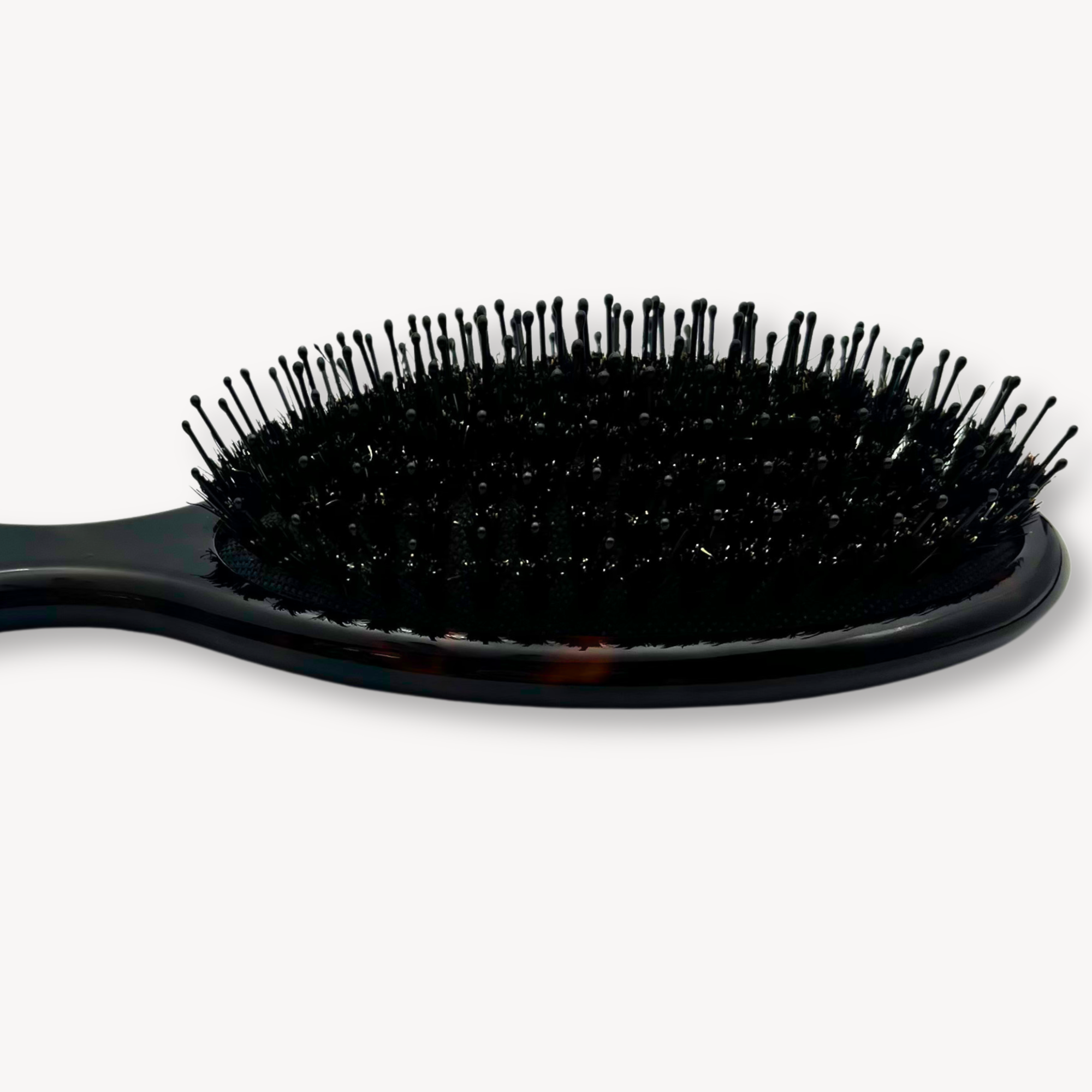 Boar Hair & Nylon Bristle Brush - Dark Tortoise