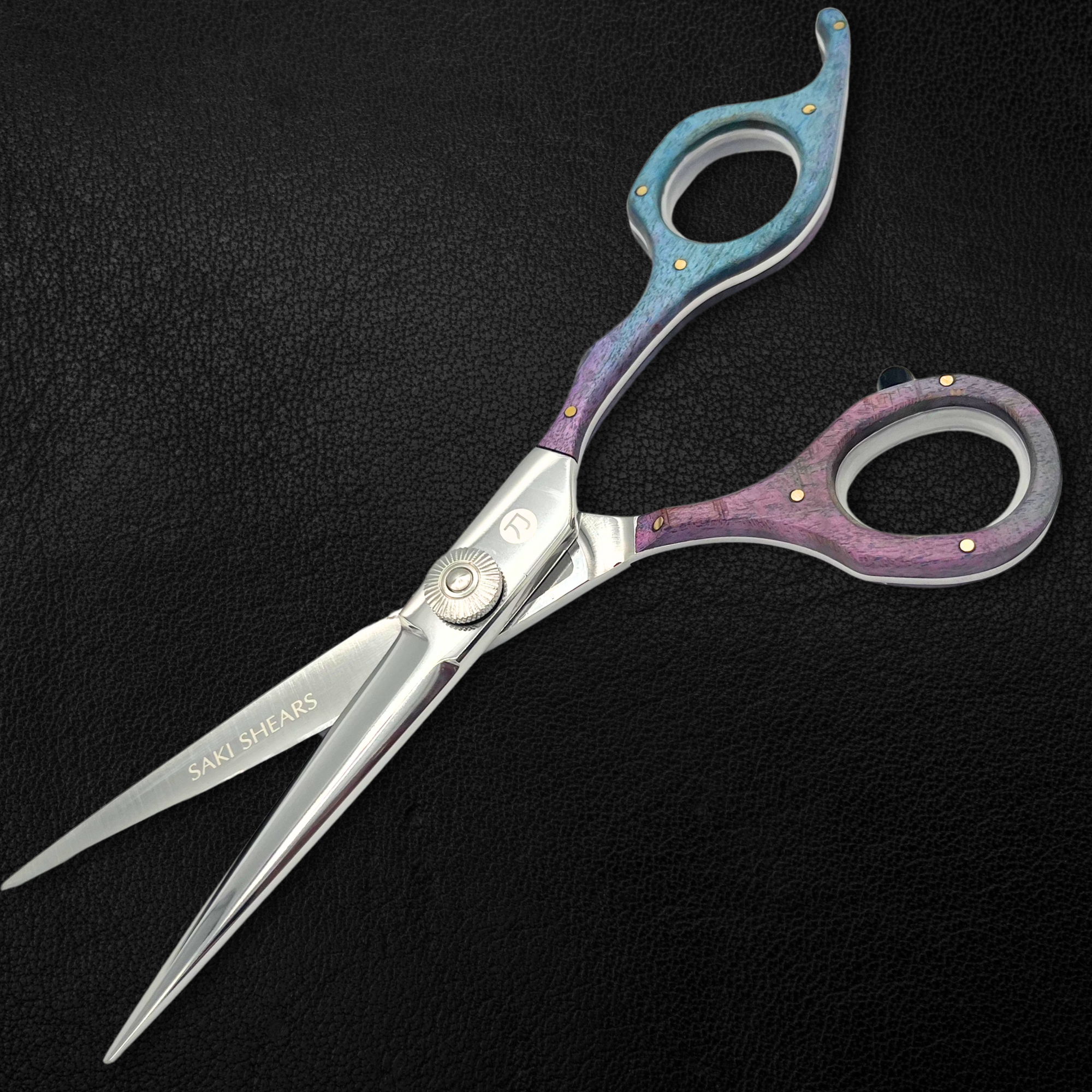 Saki Kigumi Wood and Steel Hair Cutting Shears